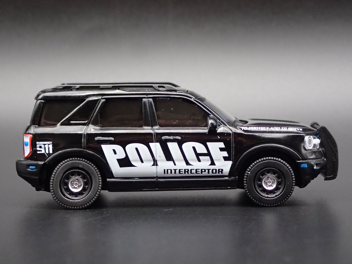 2021-2025 FORD BRONCO SPORT POLICE INTERCEPTOR SUV 1:64 SCALE DIECAST MODEL CAR