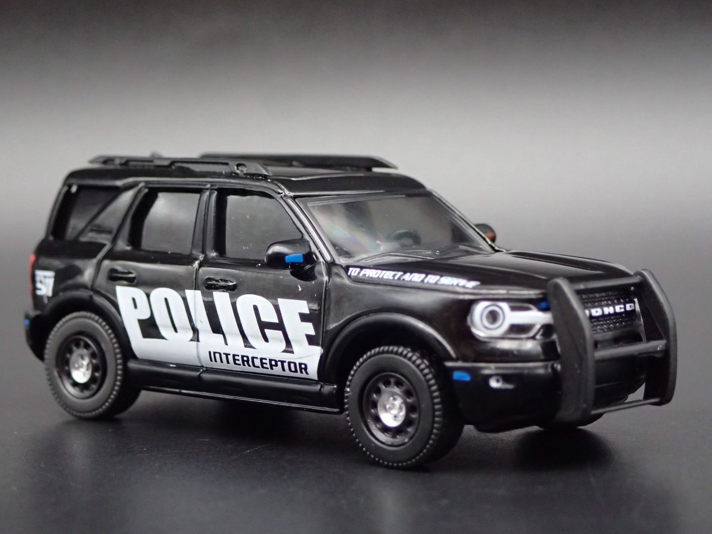 2021-2025 FORD BRONCO SPORT POLICE INTERCEPTOR SUV 1:64 SCALE DIECAST MODEL CAR