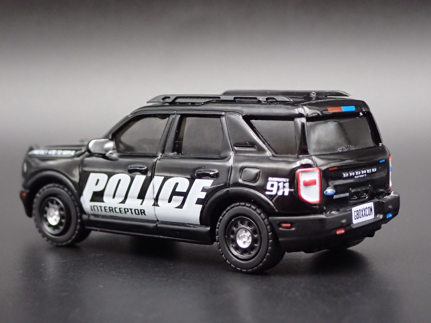 2021-2025 FORD BRONCO SPORT POLICE INTERCEPTOR SUV 1:64 SCALE DIECAST MODEL CAR