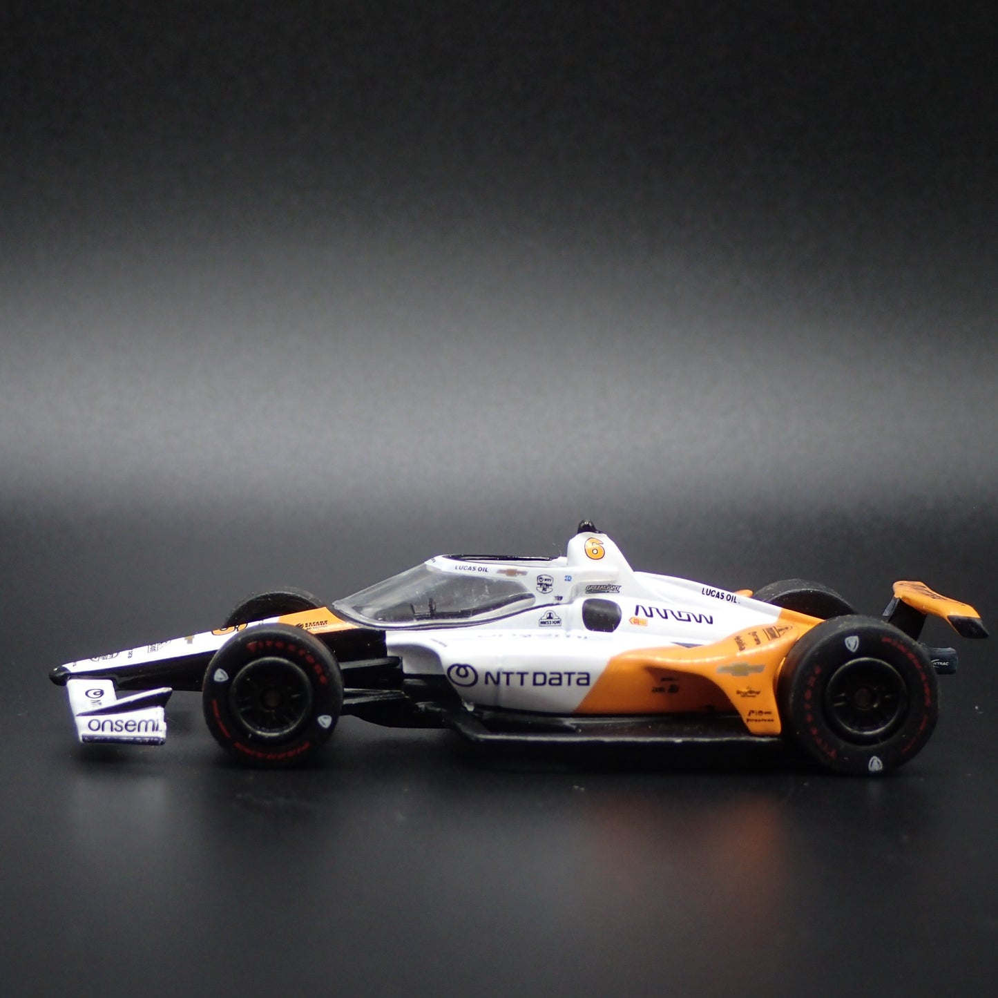 2023 23 INDY CAR RACING CHEVY 6 FELIX ROSENQVIST NTT DATA 1:64 DIECAST MODEL CAR