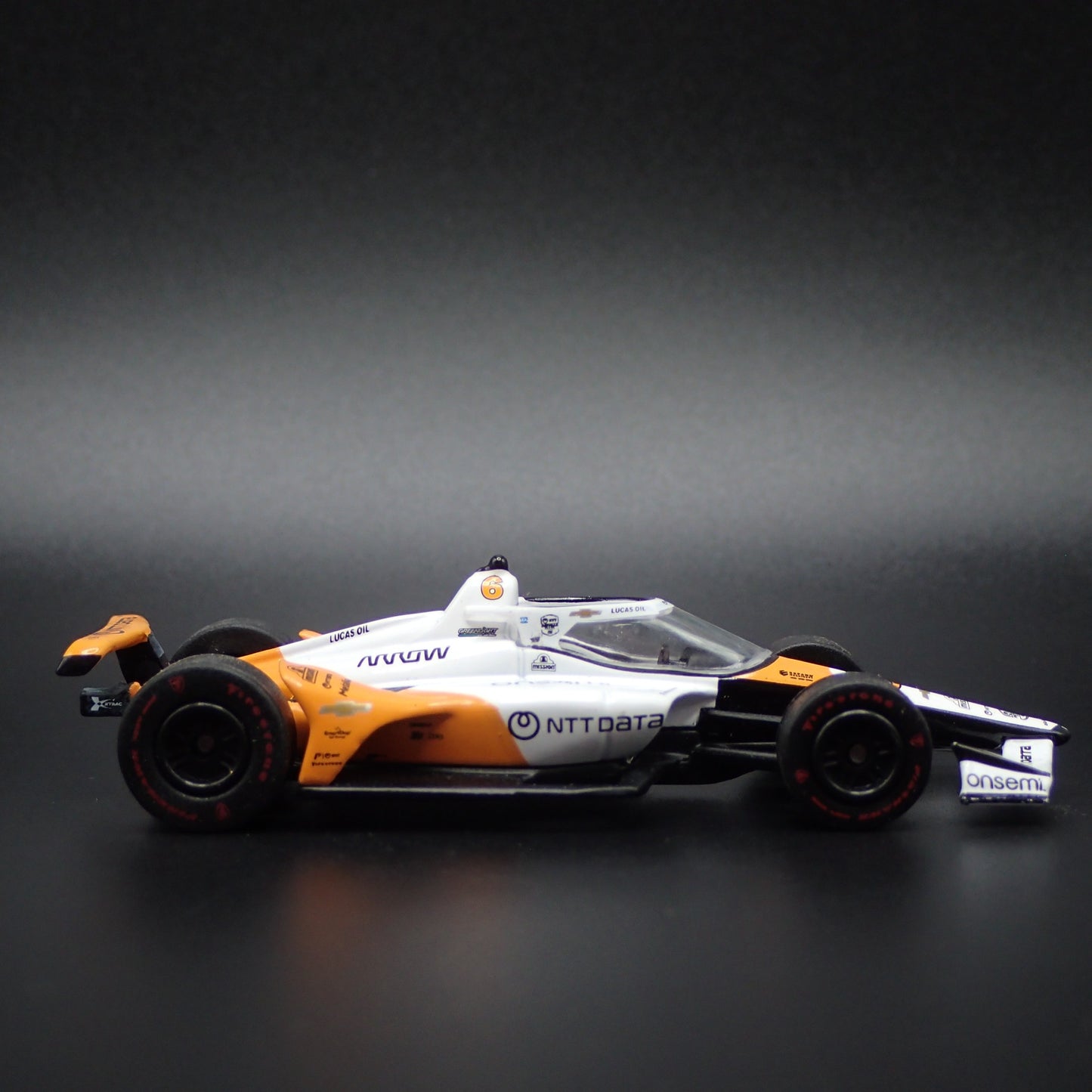 2023 23 INDY CAR RACING CHEVY 6 FELIX ROSENQVIST NTT DATA 1:64 DIECAST MODEL CAR