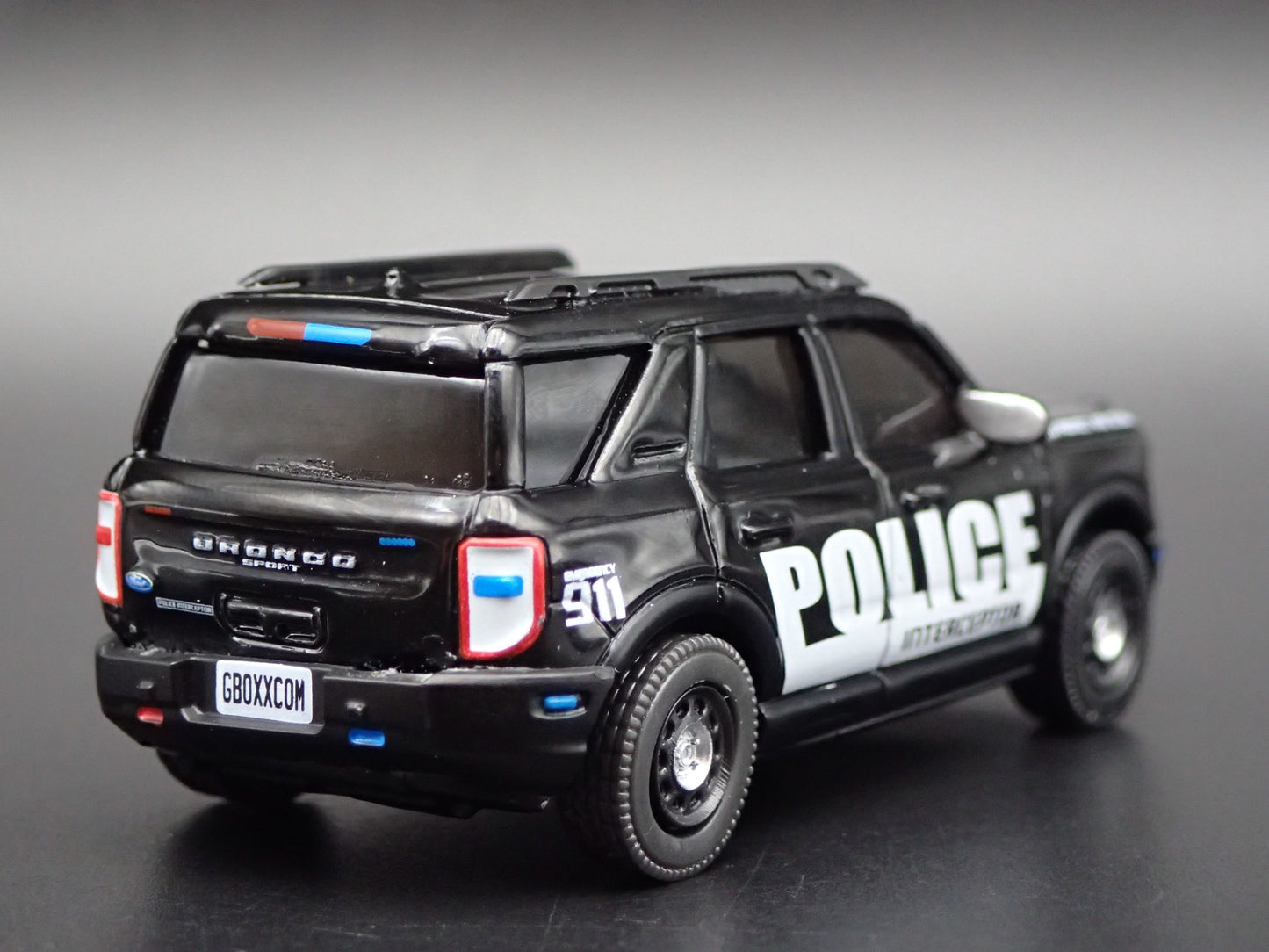 2021-2025 FORD BRONCO SPORT POLICE INTERCEPTOR SUV 1:64 SCALE DIECAST MODEL CAR