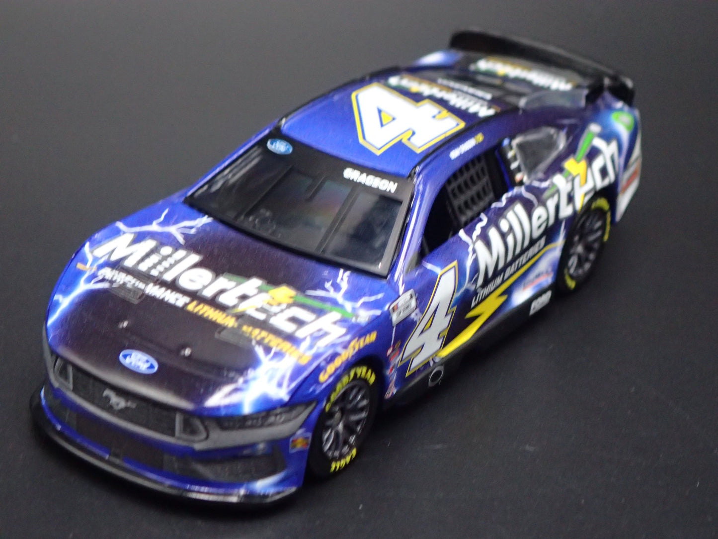 2025 25 FORD MUSTANG #4 NOAH GRAGSON MILLERTECH NASCAR 1:64 SCALE DIECAST CAR