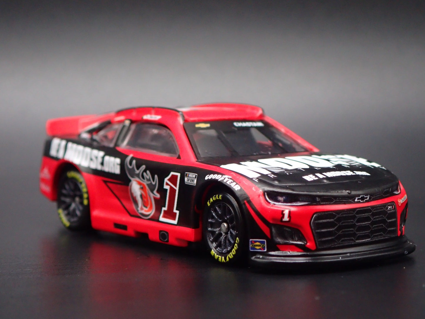 2025 25 CHEVY CHEVROLET #1 ROSS CHASTAIN MOOSE.ORG NASCAR 1:64 DIECAST MODEL CAR