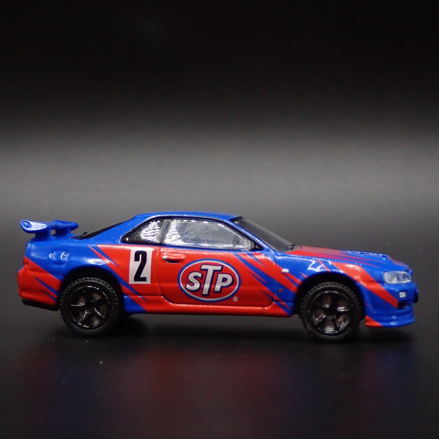 1999-2002 NISSAN SKYLINE GTR R34 STP 1:64 SCALE COLLECTIBLE DIECAST MODEL CAR