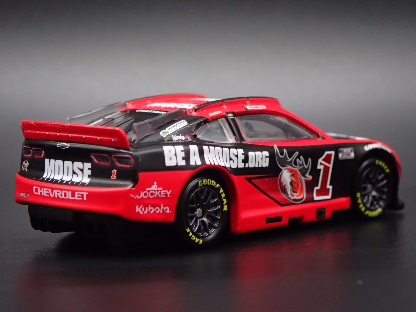 2025 25 CHEVY CHEVROLET #1 ROSS CHASTAIN MOOSE.ORG NASCAR 1:64 DIECAST MODEL CAR