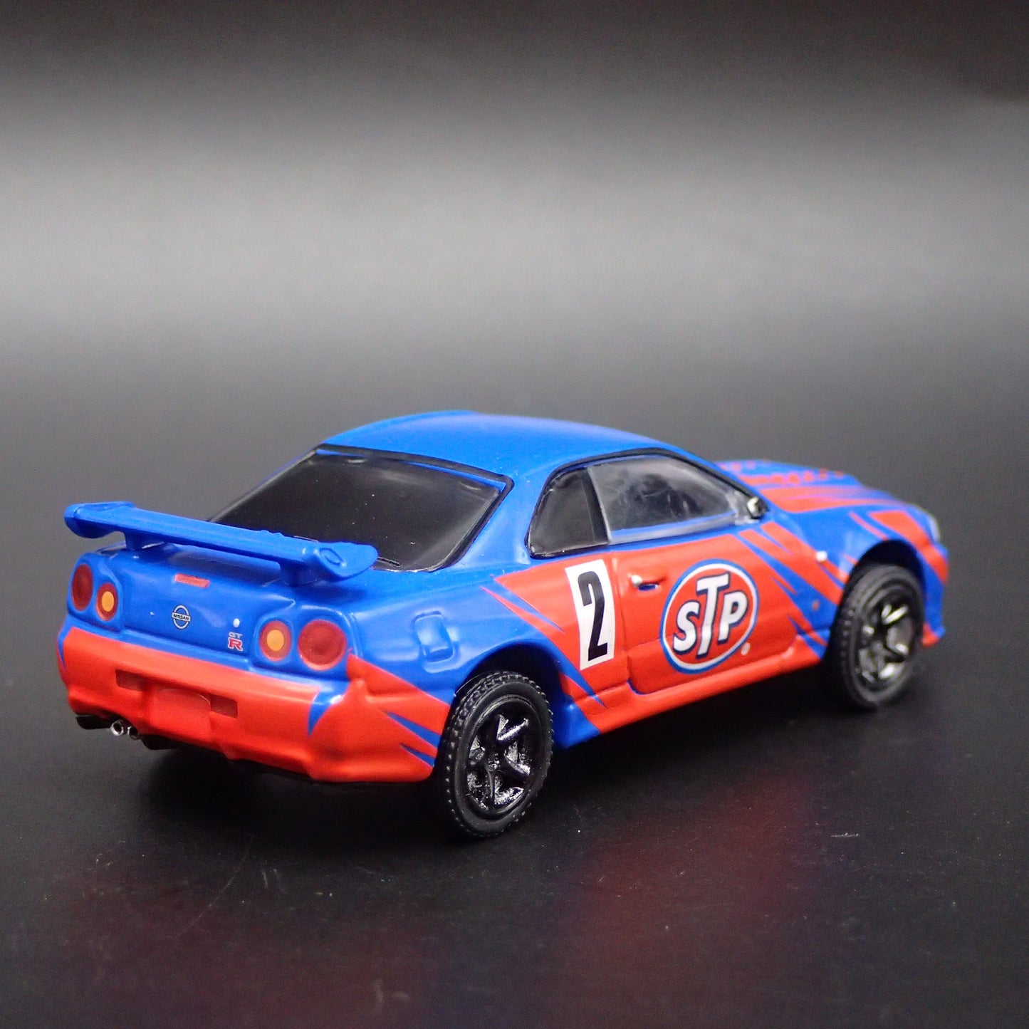 1999-2002 NISSAN SKYLINE GTR R34 STP 1:64 SCALE COLLECTIBLE DIECAST MODEL CAR