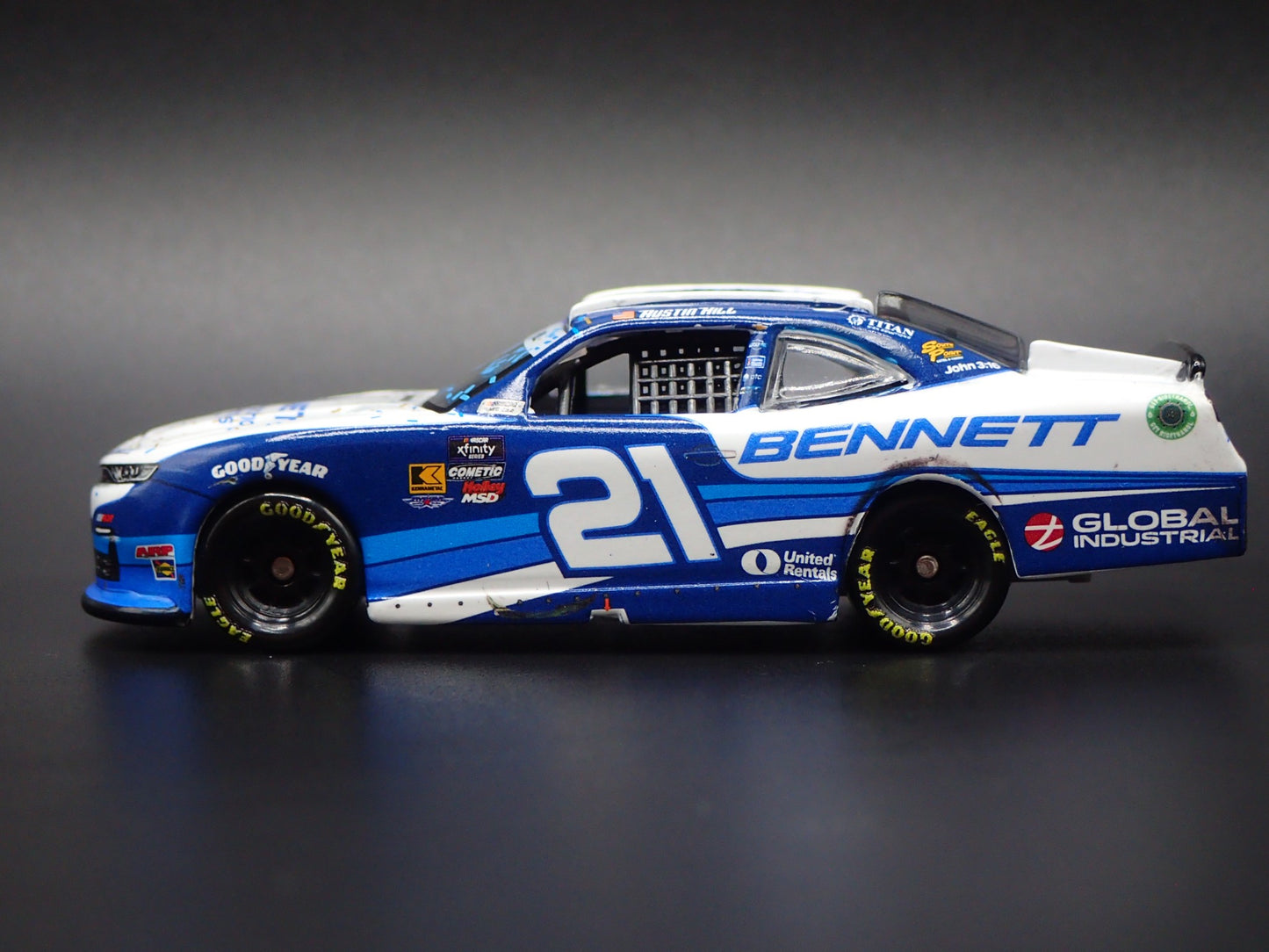 2025 25 CHEVROLET XF 21 AUSTIN HILL BENNETT TRANS NASCAR 1:64 DIECAST MODEL CAR
