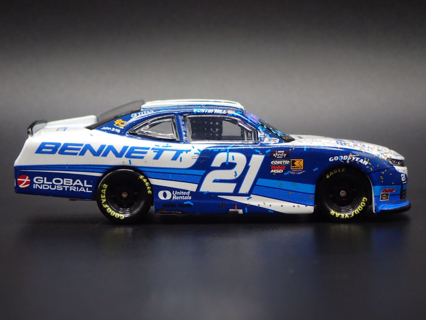 2025 25 CHEVROLET XF 21 AUSTIN HILL BENNETT TRANS NASCAR 1:64 DIECAST MODEL CAR