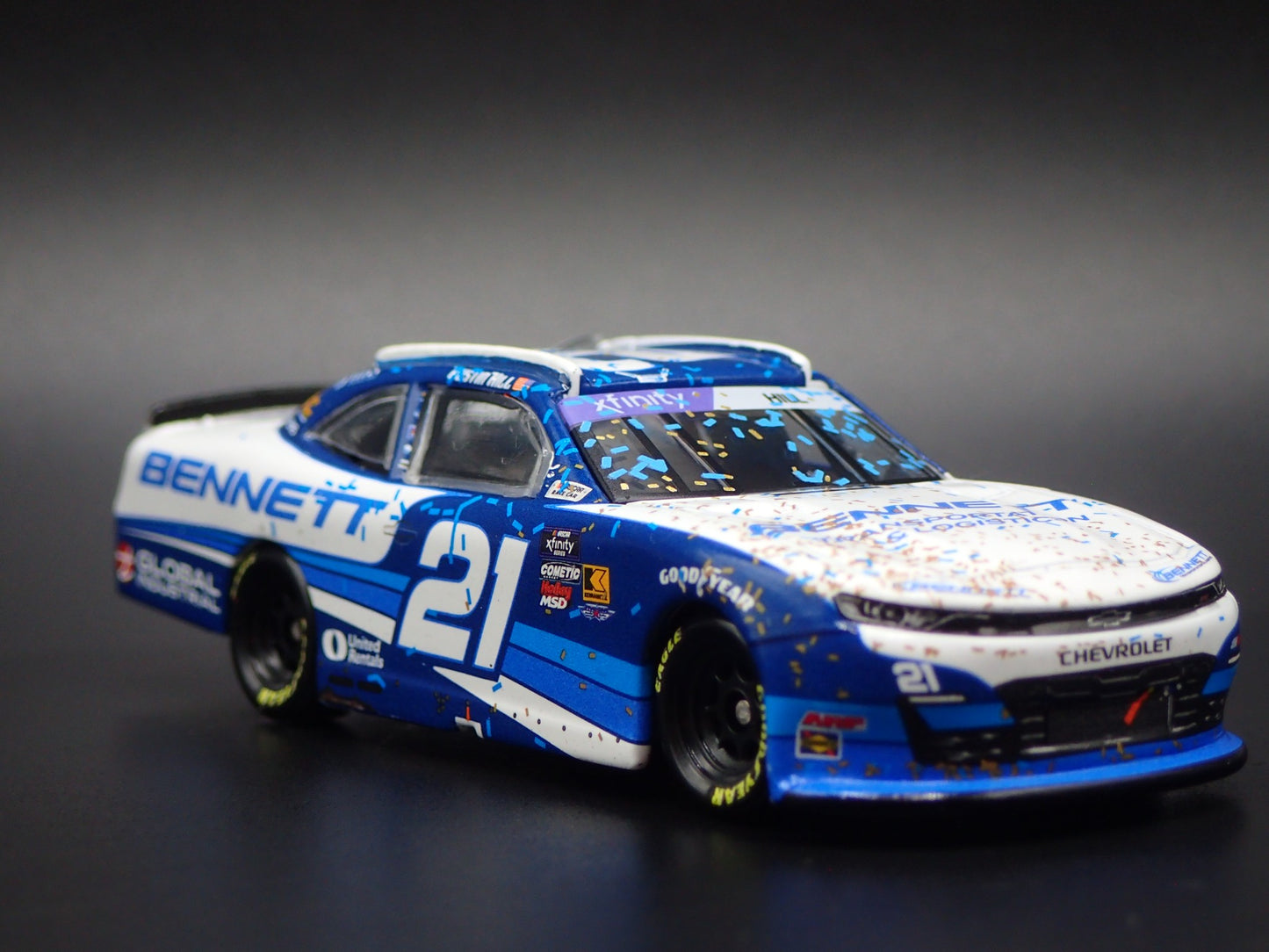 2025 25 CHEVROLET XF 21 AUSTIN HILL BENNETT TRANS NASCAR 1:64 DIECAST MODEL CAR