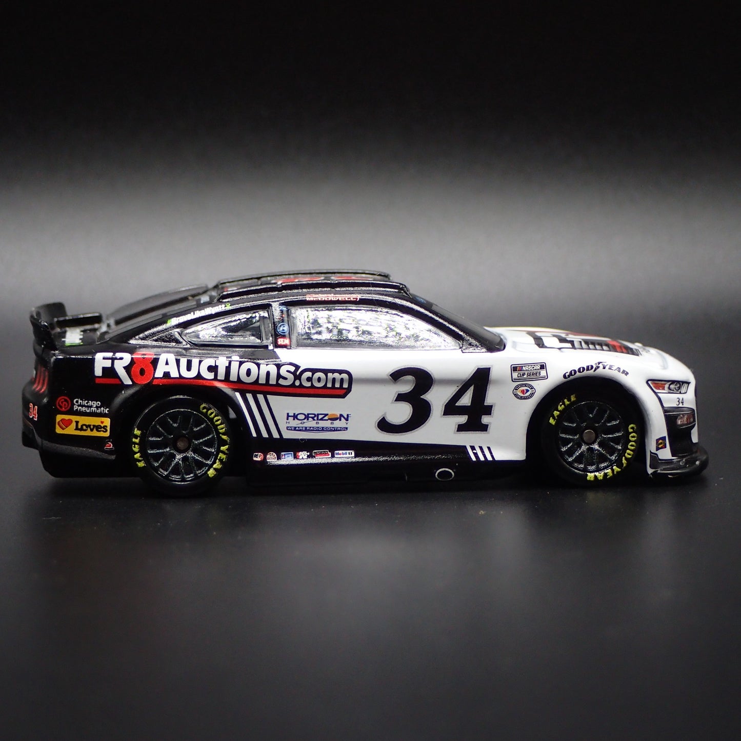 2023 23 MUSTANG 34 MICHAEL MCDOWELL FR8AUCTIONS NASCAR 1:64 DIECAST MODEL CAR
