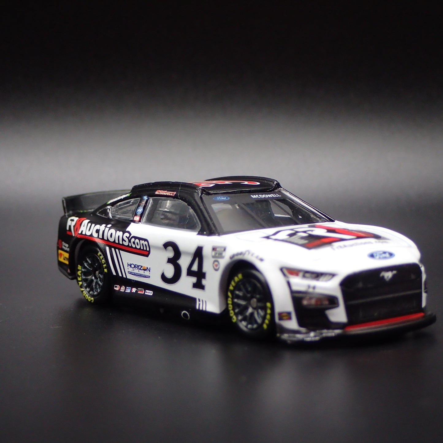 2023 23 MUSTANG 34 MICHAEL MCDOWELL FR8AUCTIONS NASCAR 1:64 DIECAST MODEL CAR