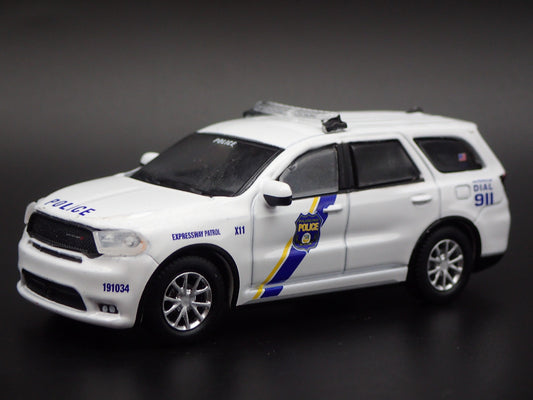 2019 19 DODGE DURANGO PHILADELPHIA PA POLICE CAR 1:64 SCALE DIECAST MODEL CAR