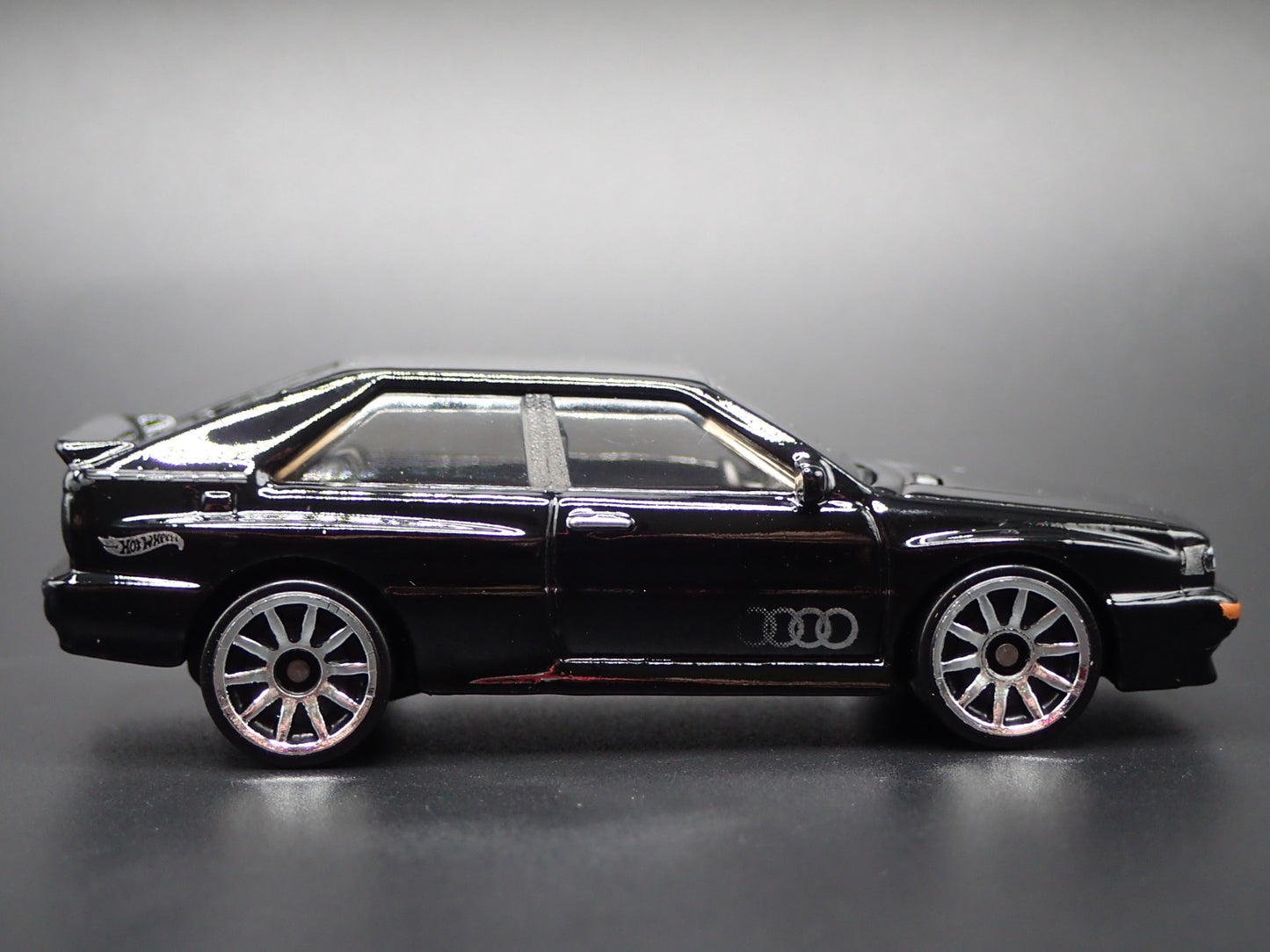 1980-1991 AUDI SPORT QUATTRO BLACK 1:64 SCALE COLLECTIBLE DIECAST MODEL CAR