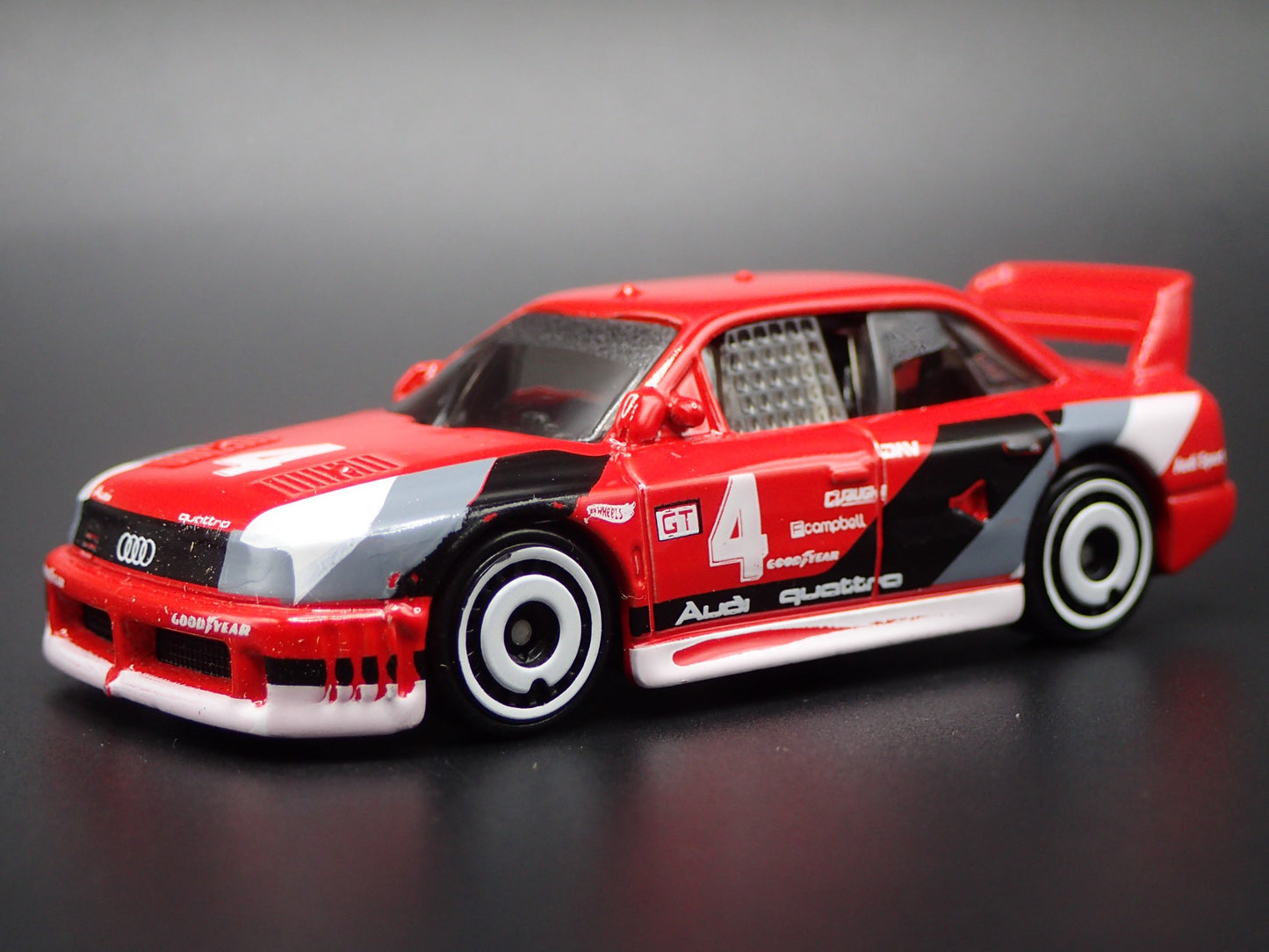 AUDI 90 QUATTRO IMSA RACE CAR 1:64 SCALE COLLECTIBLE DIORAMA DIECAST MODEL CAR