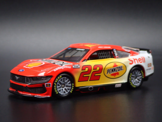 2025 25 FORD MUSTANG 22 JOEY LOGANO PENNZOIL NASCAR 1:64 SCALE DIECAST MODEL CAR