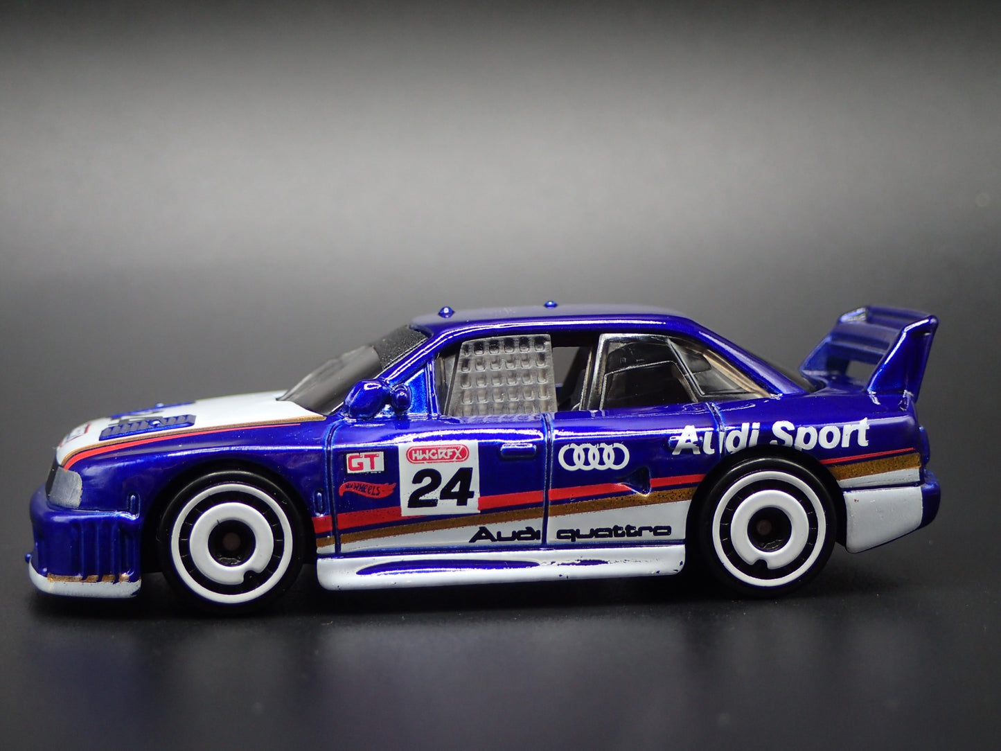 AUDI 90 QUATTRO IMSA RACE CAR 1:64 SCALE COLLECTIBLE DIORAMA DIECAST MODEL CAR