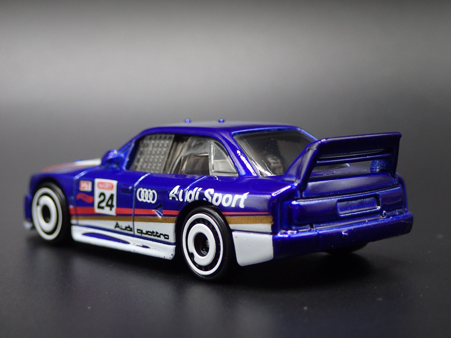 AUDI 90 QUATTRO IMSA RACE CAR 1:64 SCALE COLLECTIBLE DIORAMA DIECAST MODEL CAR