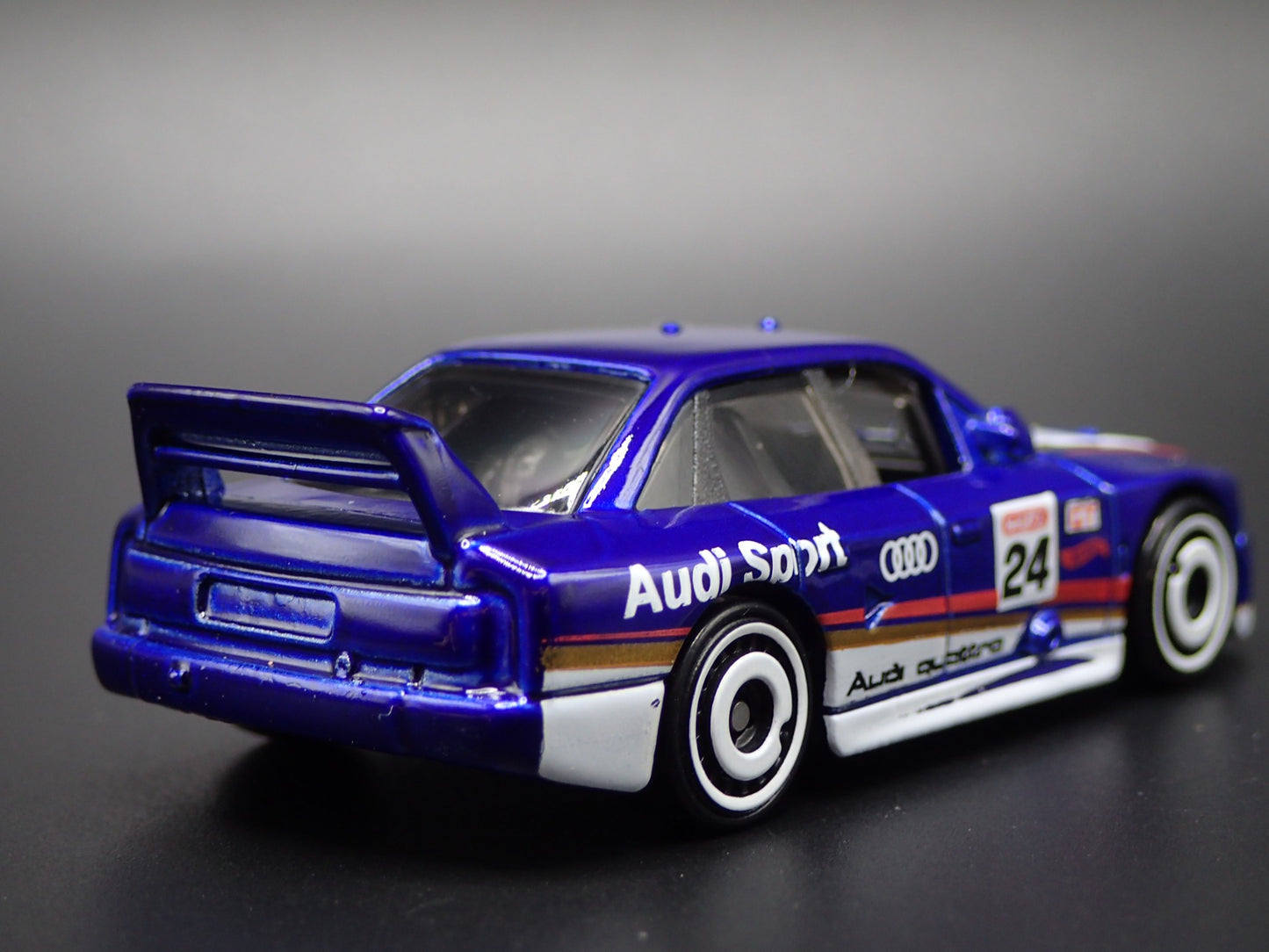 AUDI 90 QUATTRO IMSA RACE CAR 1:64 SCALE COLLECTIBLE DIORAMA DIECAST MODEL CAR