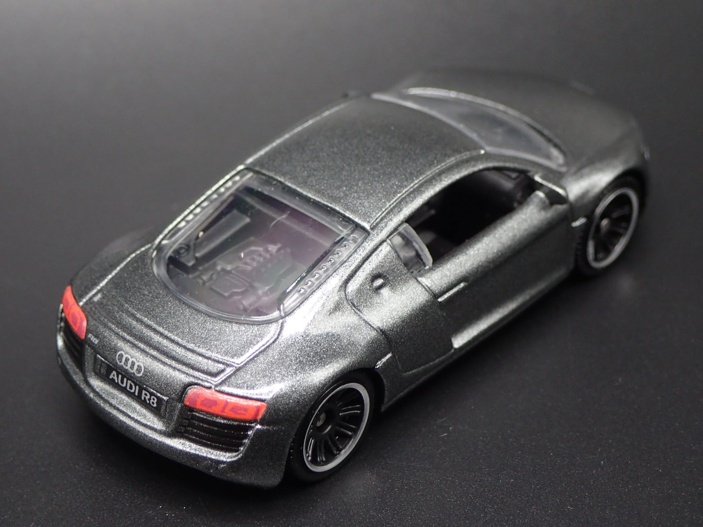2006-2014 AUDI R8 GRAY 1:64 SCALE COLLECTIBLE DIORAMA DIECAST MODEL CAR