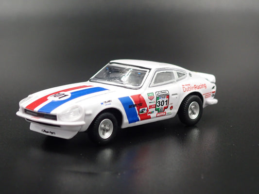 1970-1973 DATSUN 240Z RALLY DUBLIN RACING 1:64 SCALE DIORAMA DIECAST MODEL CAR