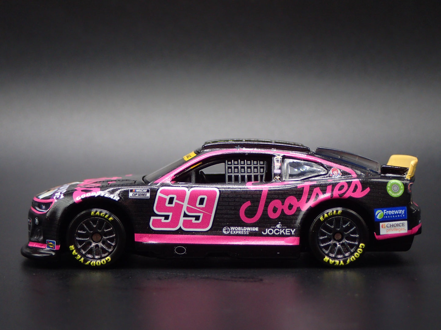 2024 24 CHEVY CAMARO ZL1 99 DANIEL SUAREZ TOOTSIES NASCAR 1:64 DIECAST MODEL CAR
