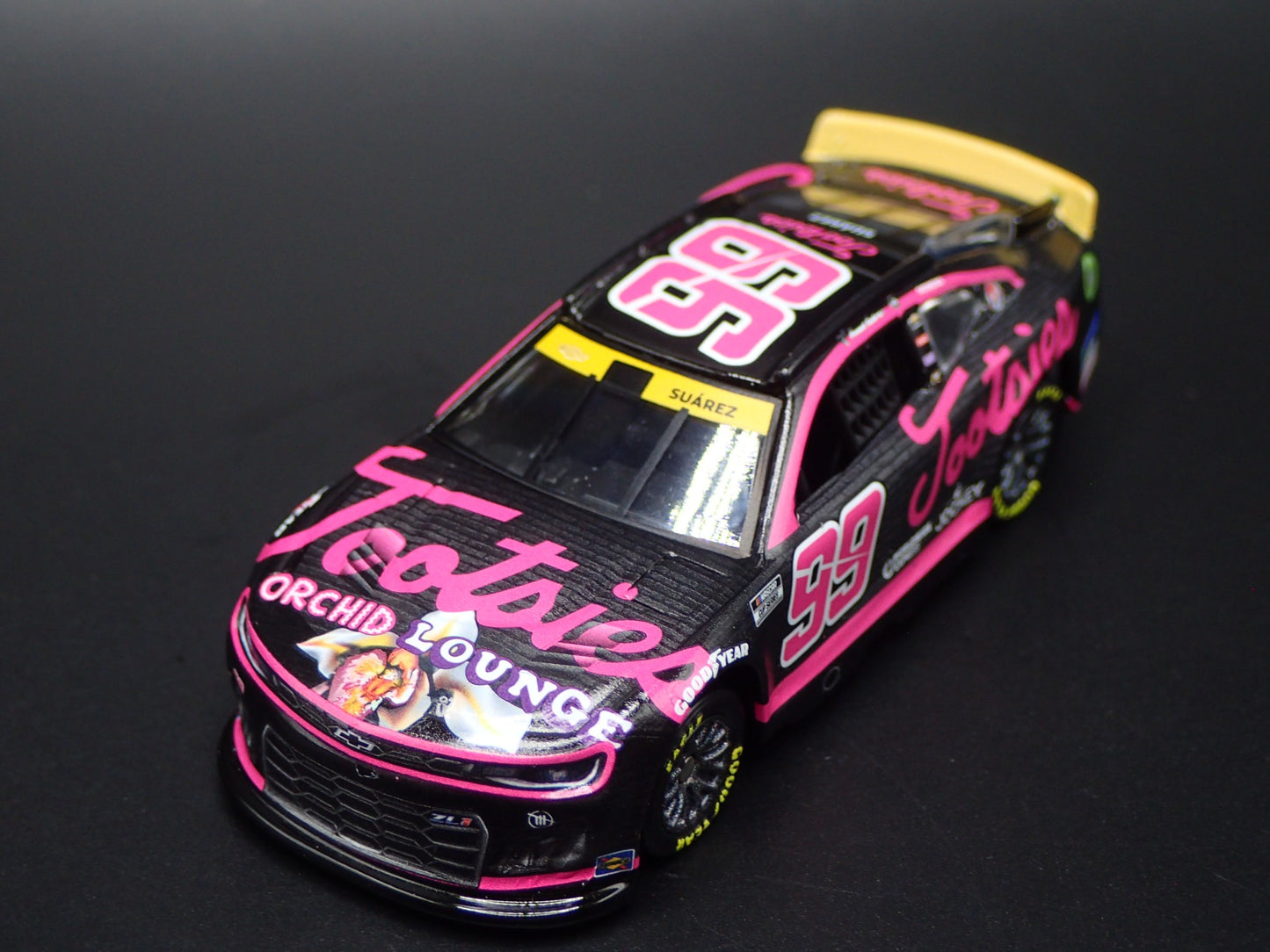 2024 24 CHEVY CAMARO ZL1 99 DANIEL SUAREZ TOOTSIES NASCAR 1:64 DIECAST MODEL CAR