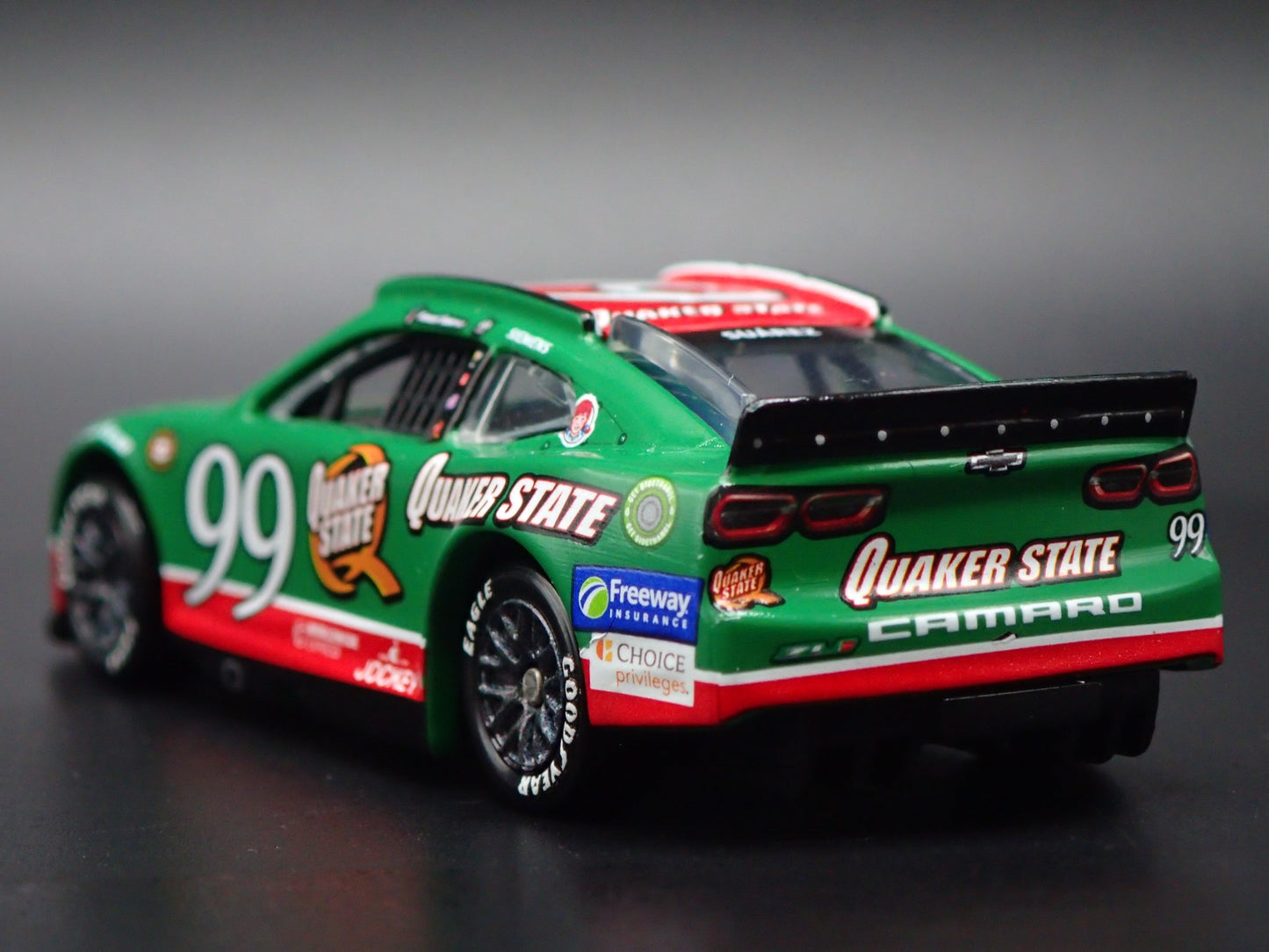 2024 24 CHEVY CAMARO ZL1 99 DANIEL SUAREZ QUAKER NASCAR 1:64 DIECAST MODEL CAR