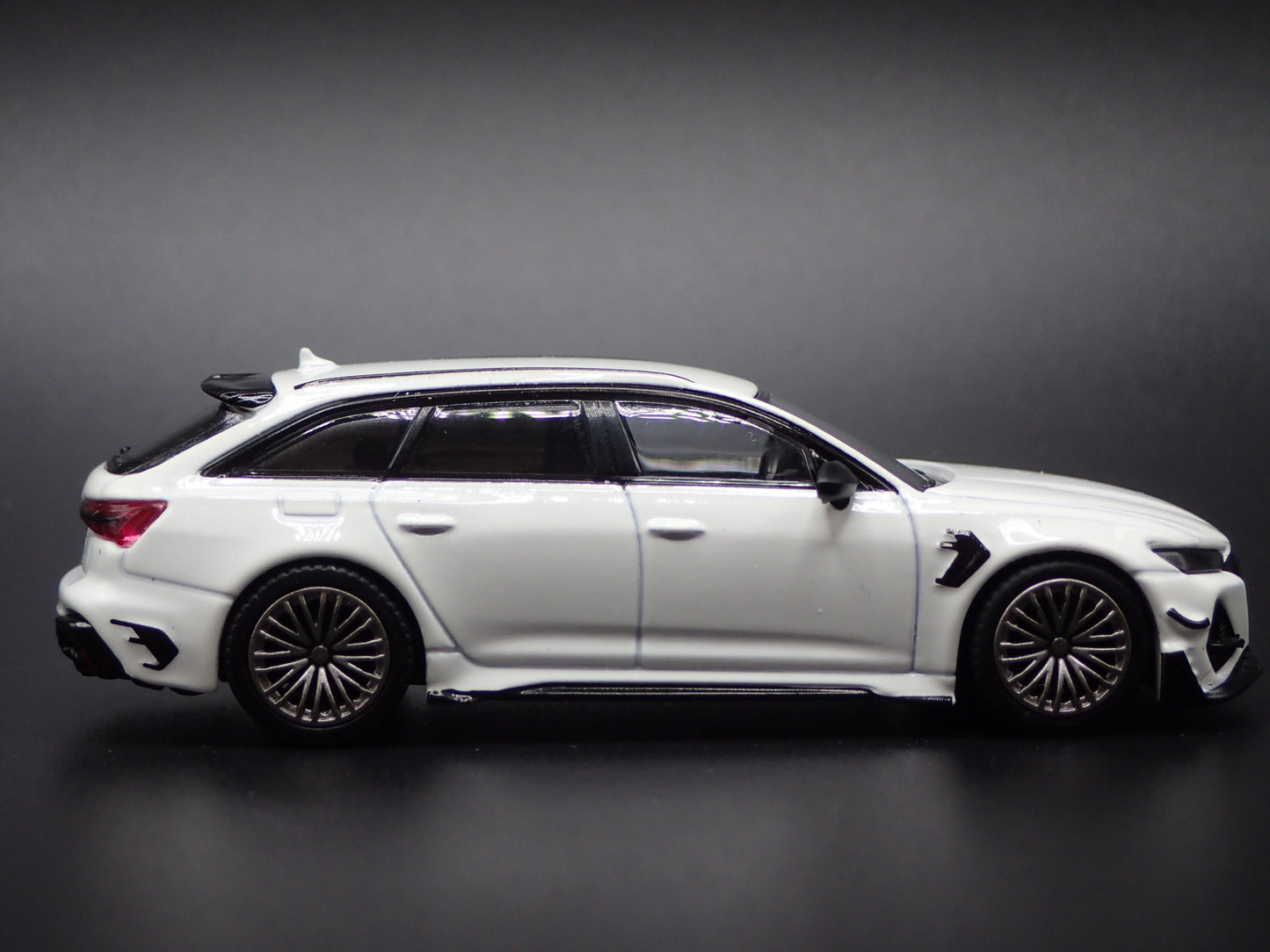 2019-2025 AUDI AVANT ABT RS6 R STATION WAGON WHITE 1/64 SCALE DIECAST MODEL CAR