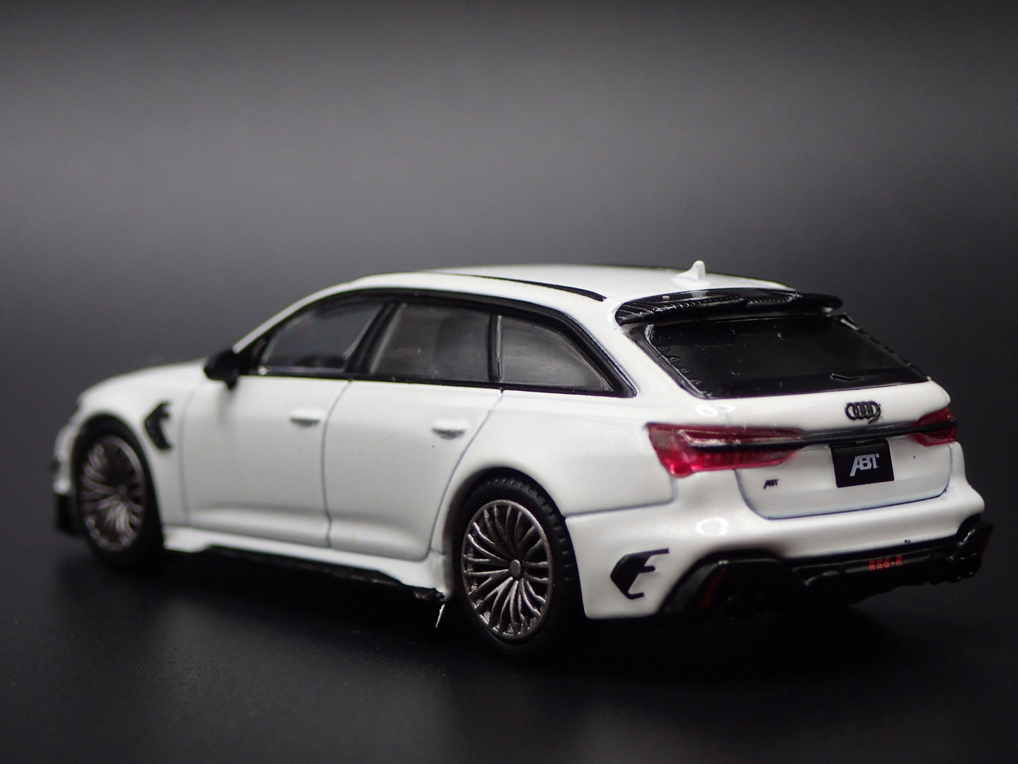 2019-2025 AUDI AVANT ABT RS6 R STATION WAGON WHITE 1/64 SCALE DIECAST MODEL CAR