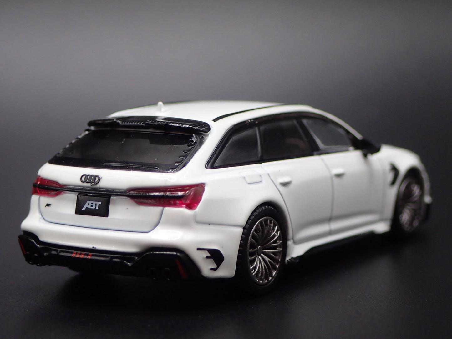 2019-2025 AUDI AVANT ABT RS6 R STATION WAGON WHITE 1/64 SCALE DIECAST MODEL CAR