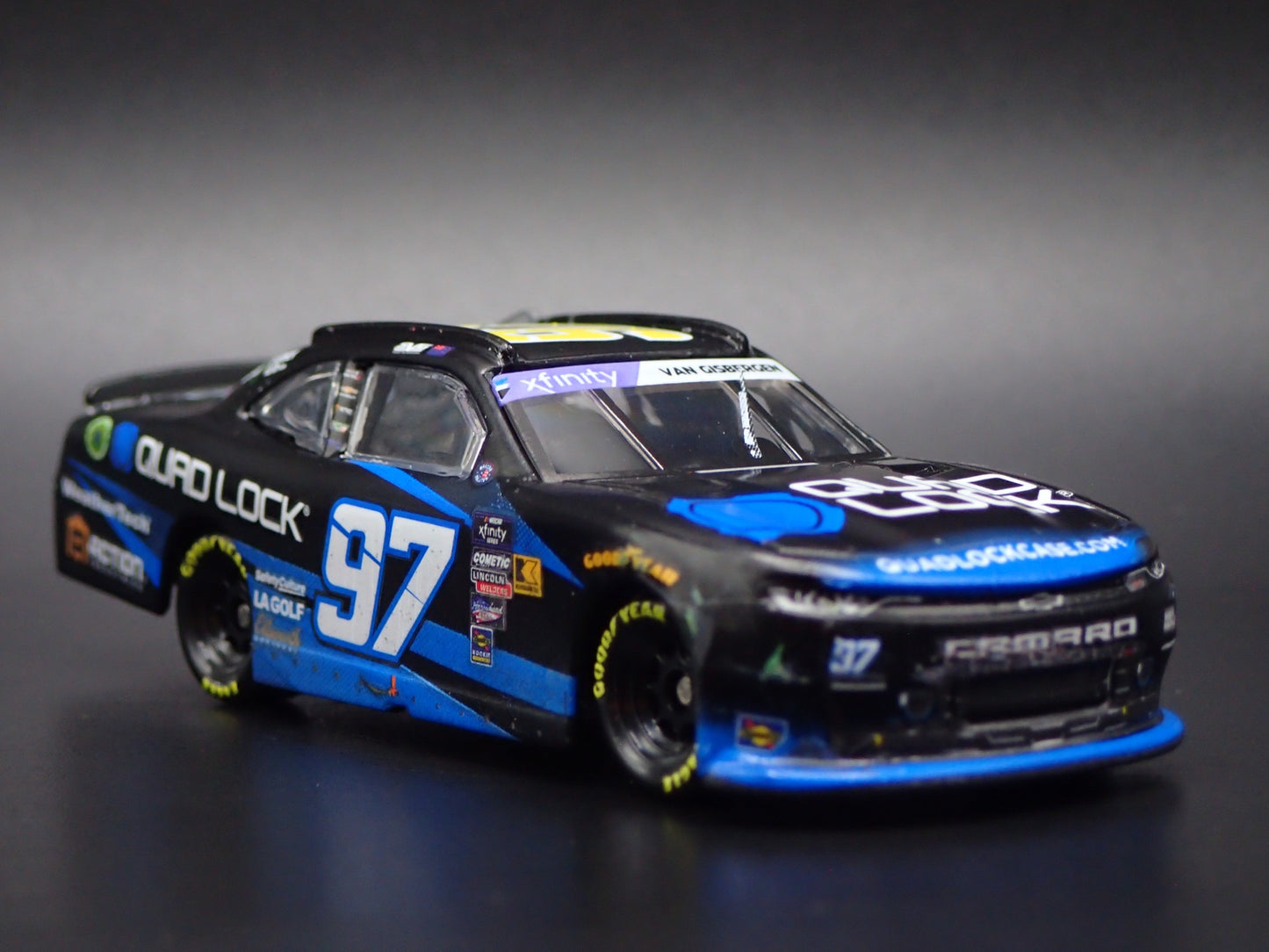 2024 CHEVY CAMARO 97 SHANE VAN GISBERGEN QUADLOCK NASCAR 1:64 DIECAST MODEL CAR