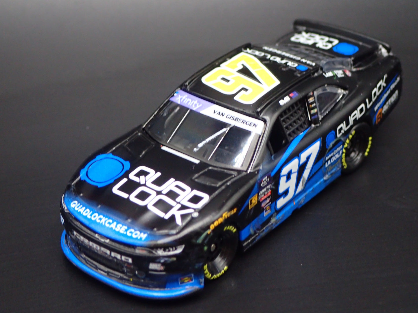 2024 CHEVY CAMARO 97 SHANE VAN GISBERGEN QUADLOCK NASCAR 1:64 DIECAST MODEL CAR