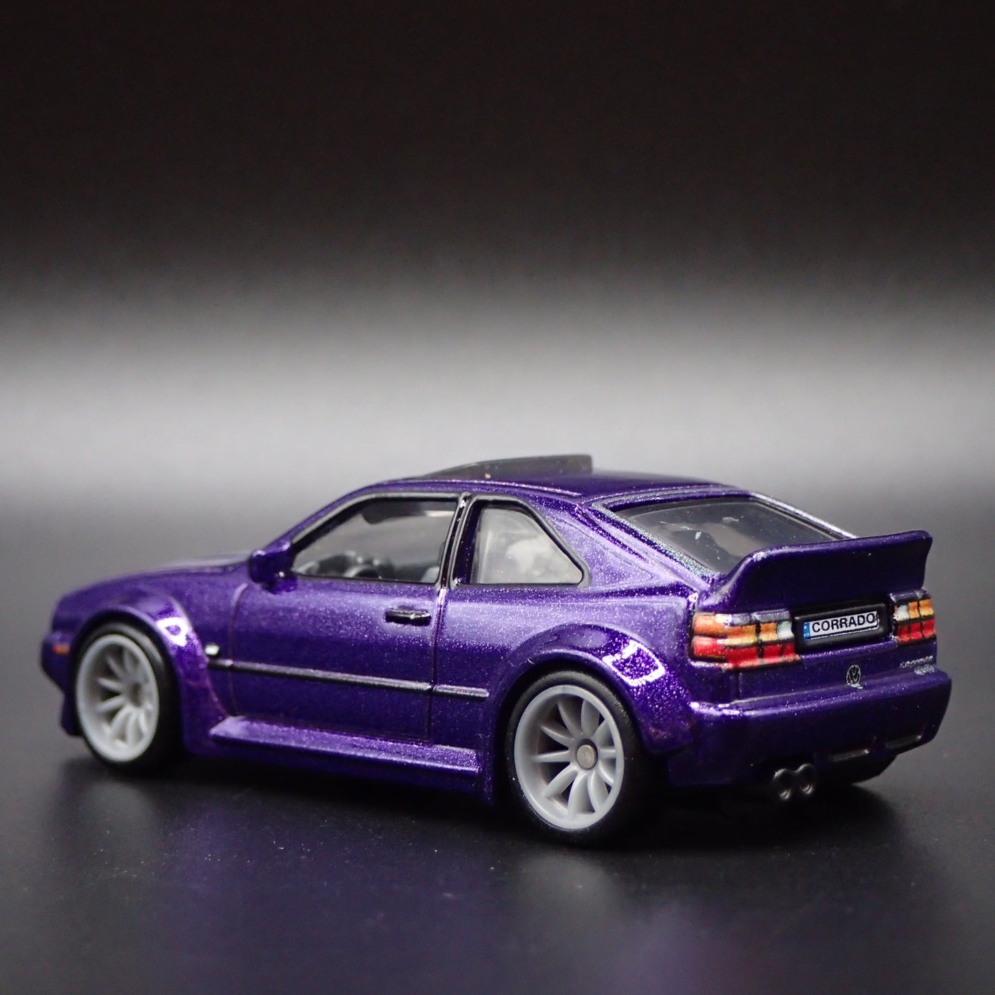 1988-1995 VW VOLKSWAGEN CORRADO VR6 PURPLE 1:64 SCALE DIORAMA DIECAST MODEL CAR