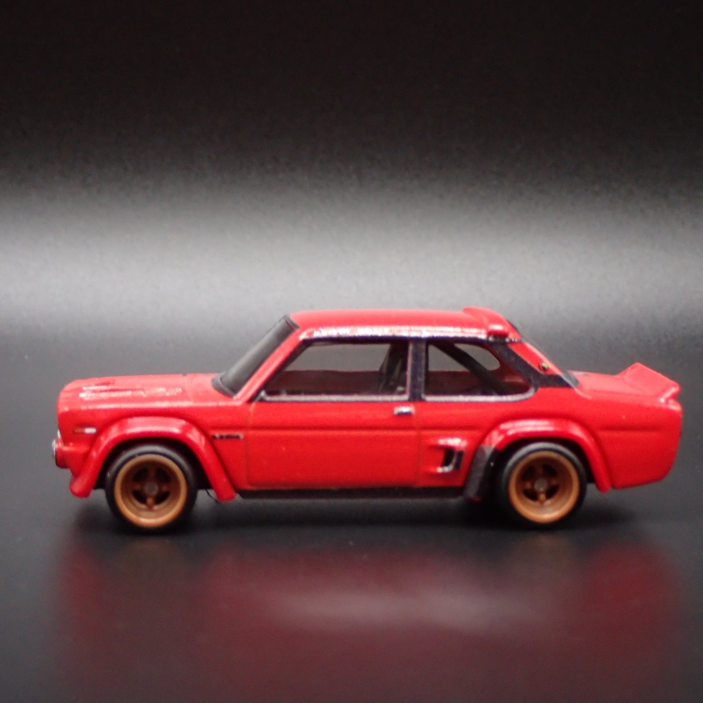 FIAT 131 ABARTH RED 1/64 SCALE LIMITED COLLECTIBLE DIORAMA DIECAST MODEL CAR