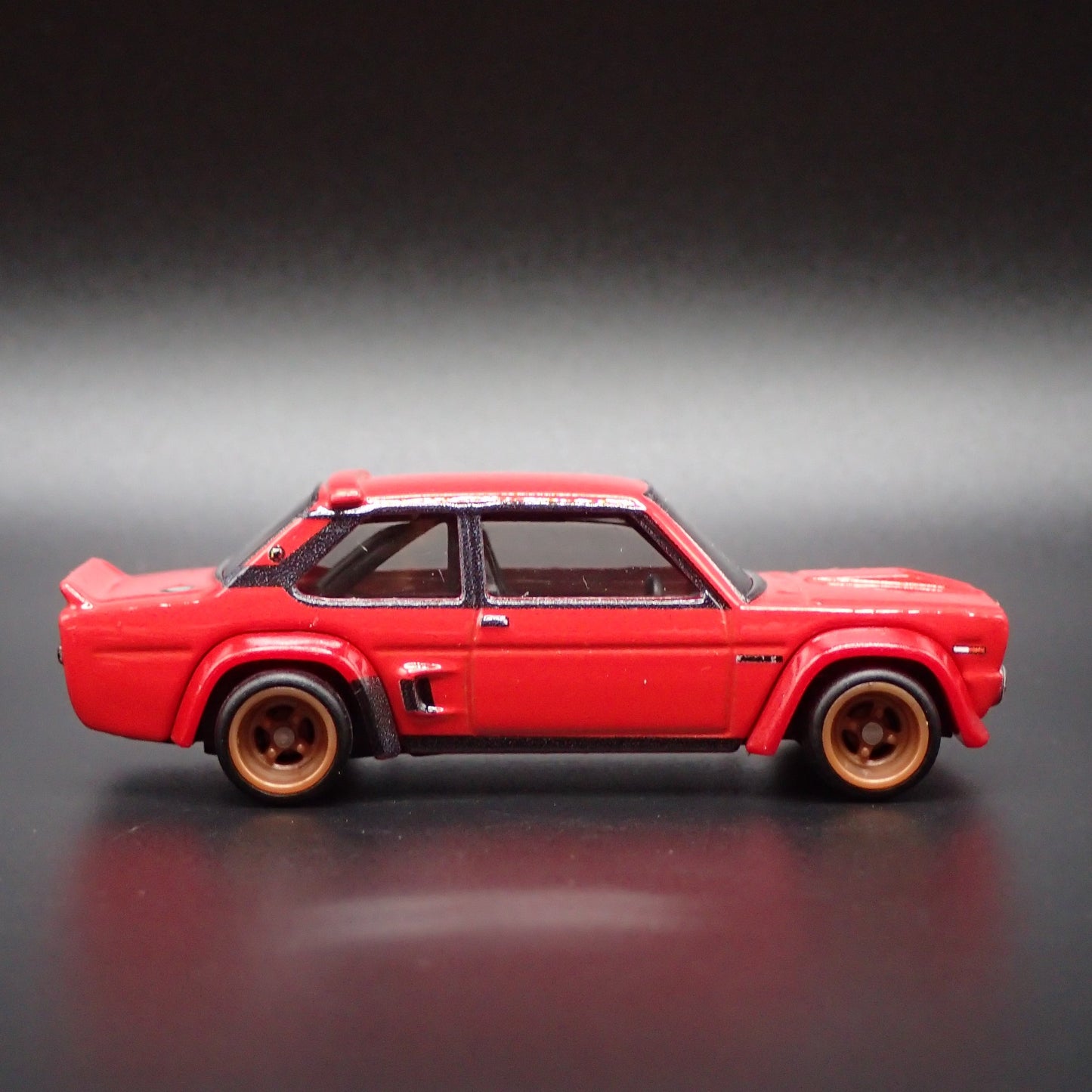 FIAT 131 ABARTH RED 1/64 SCALE LIMITED COLLECTIBLE DIORAMA DIECAST MODEL CAR
