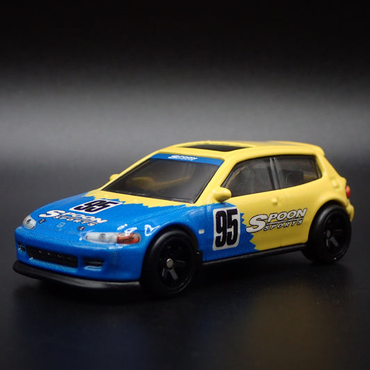 1992-1995 HONDA CIVIC EG HATCH SPOON 1:64 SCALE COLLECTIBLE DIECAST MODEL CAR