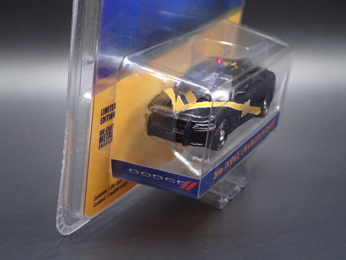 2018 GREENLIGHT 2016 DODGE CHARGER PURSUIT MICHIGAN STATE POLICE 100 YEAR ANNV