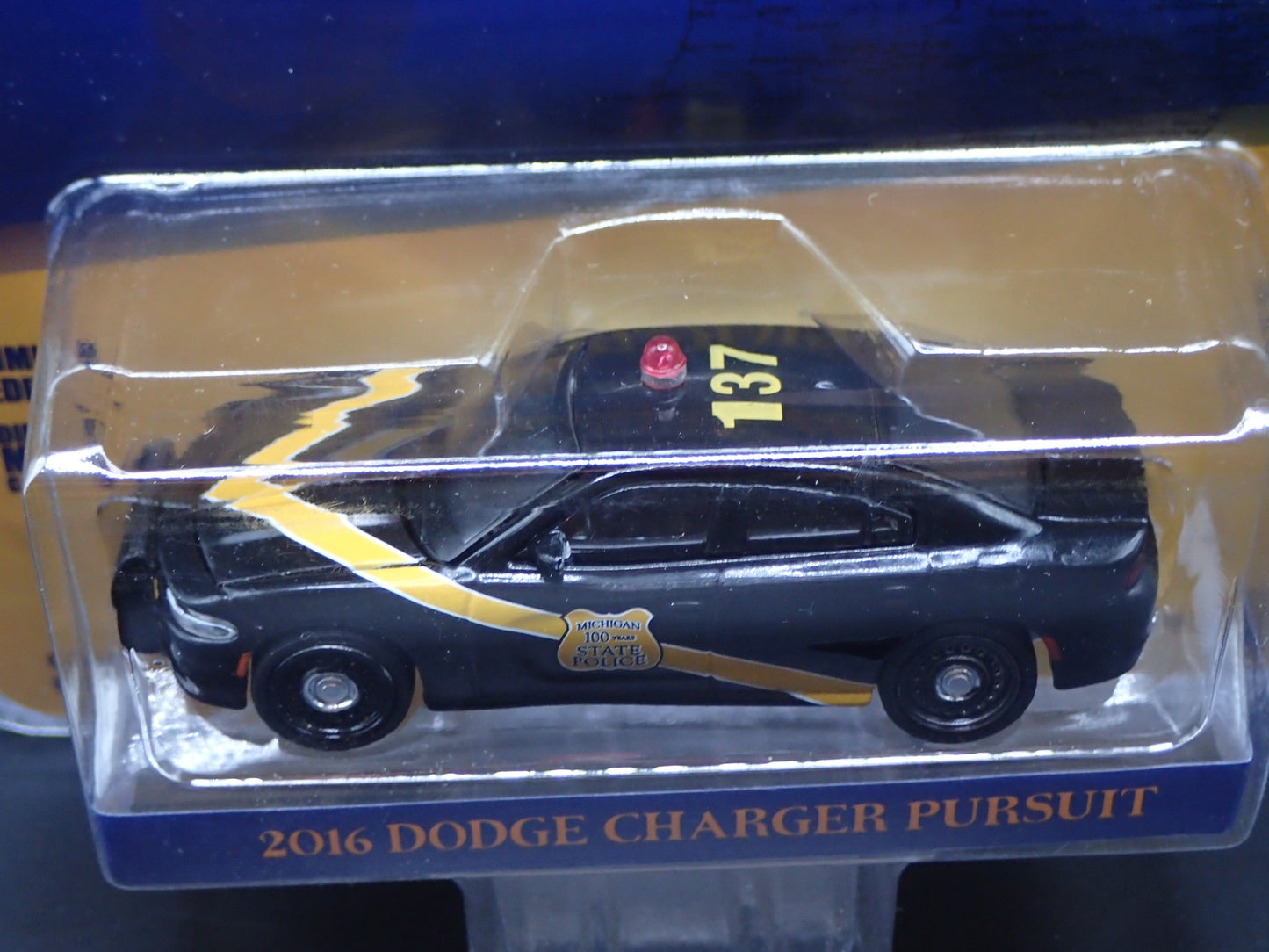 2018 GREENLIGHT 2016 DODGE CHARGER PURSUIT MICHIGAN STATE POLICE 100 YEAR ANNV