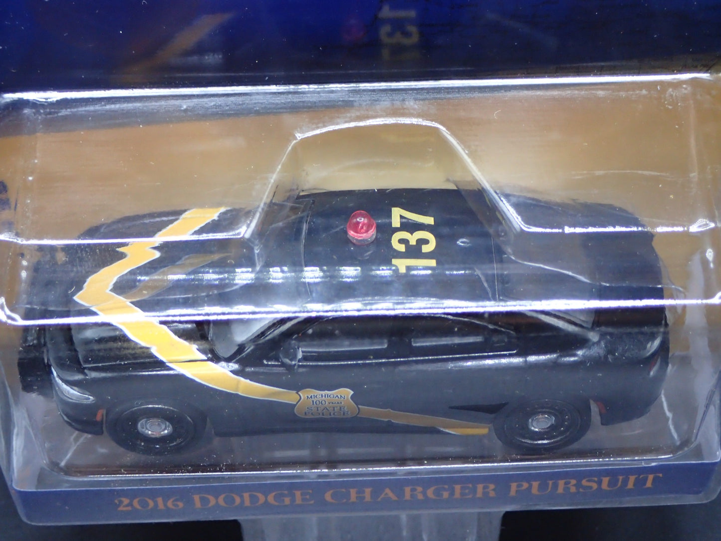 2018 GREENLIGHT 2016 DODGE CHARGER PURSUIT MICHIGAN STATE POLICE 100 YEAR ANNV