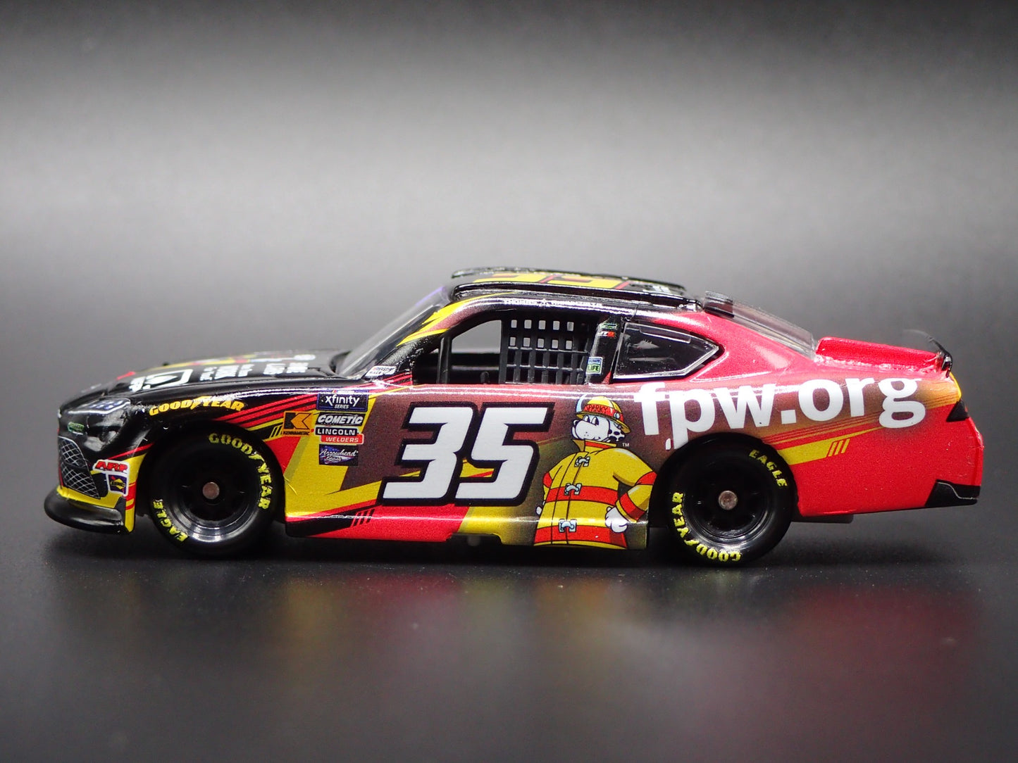 2024 24 TOYOTA SUPRA 35 THOMAS ANNUNZIATA FIRE WEEK NASCAR 1:64 SCALE MODEL CAR