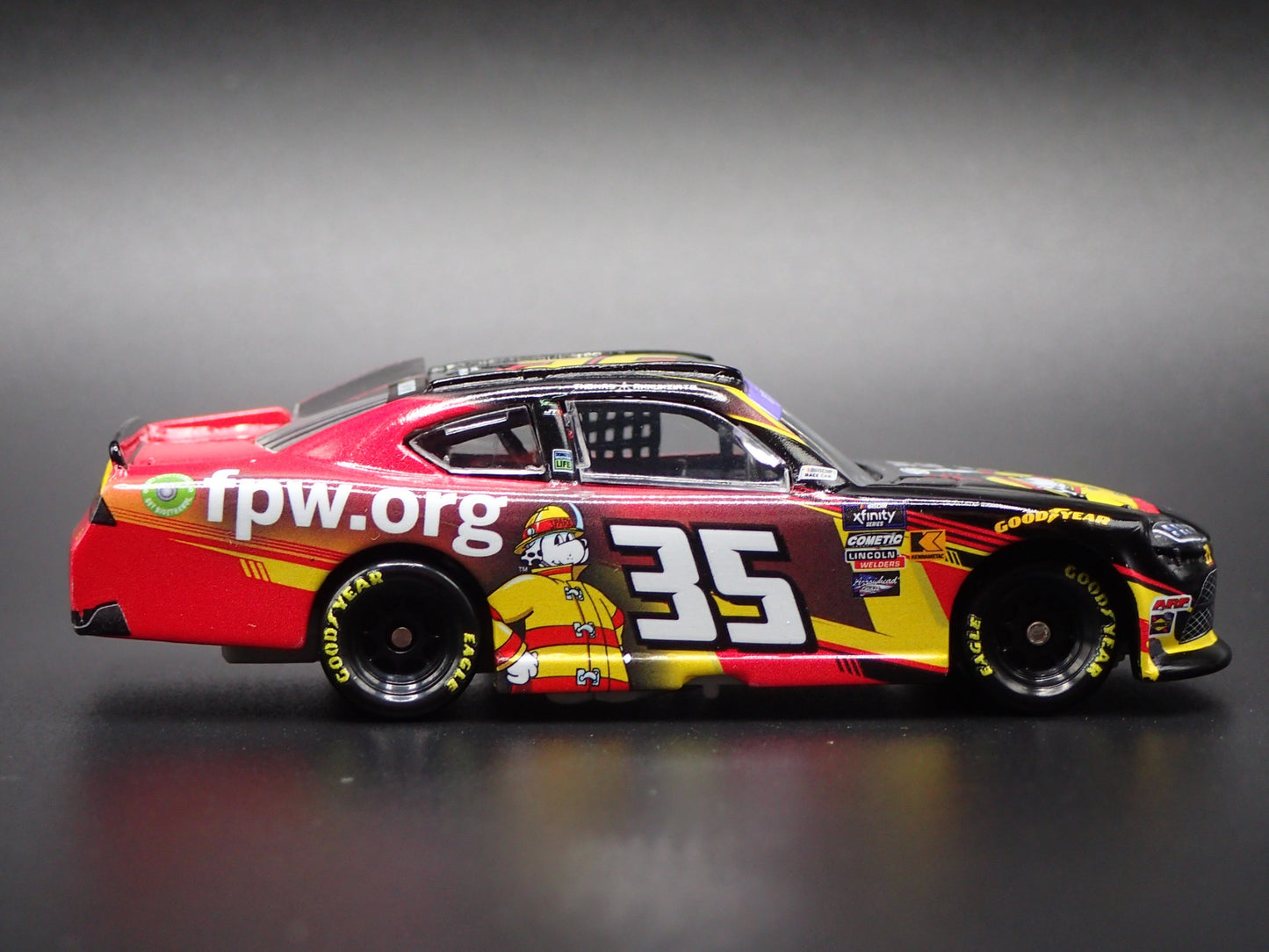 2024 24 TOYOTA SUPRA 35 THOMAS ANNUNZIATA FIRE WEEK NASCAR 1:64 SCALE MODEL CAR