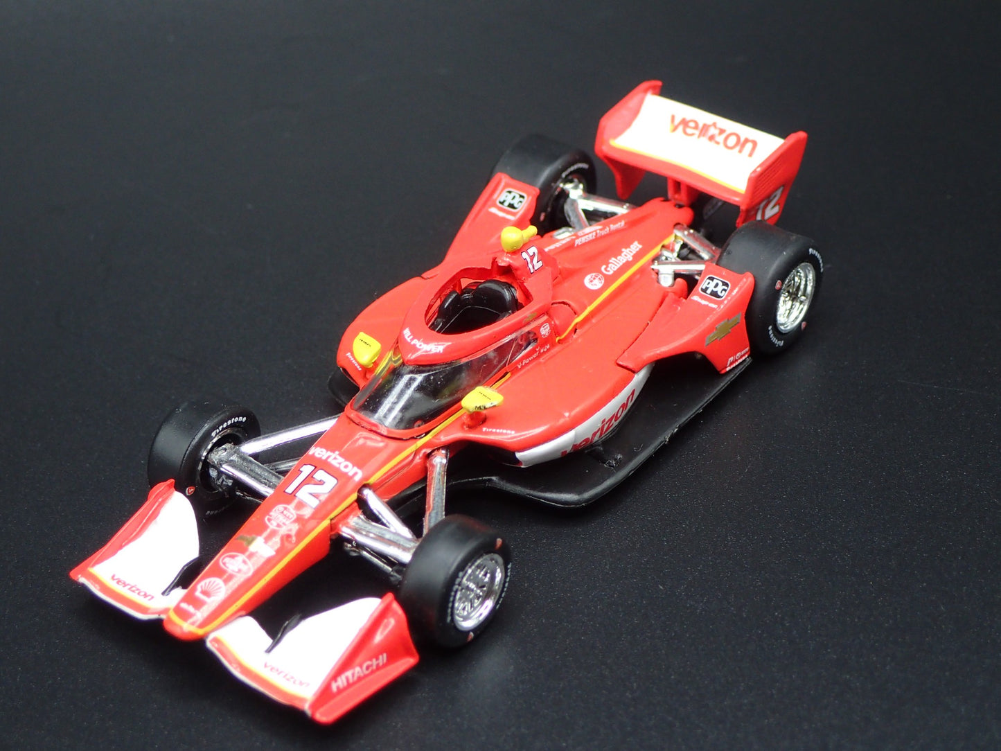 2025 25 INDY CAR CHEVY #12 WILL POWER VERIZON 1:64 SCALE DIECAST MODEL CAR