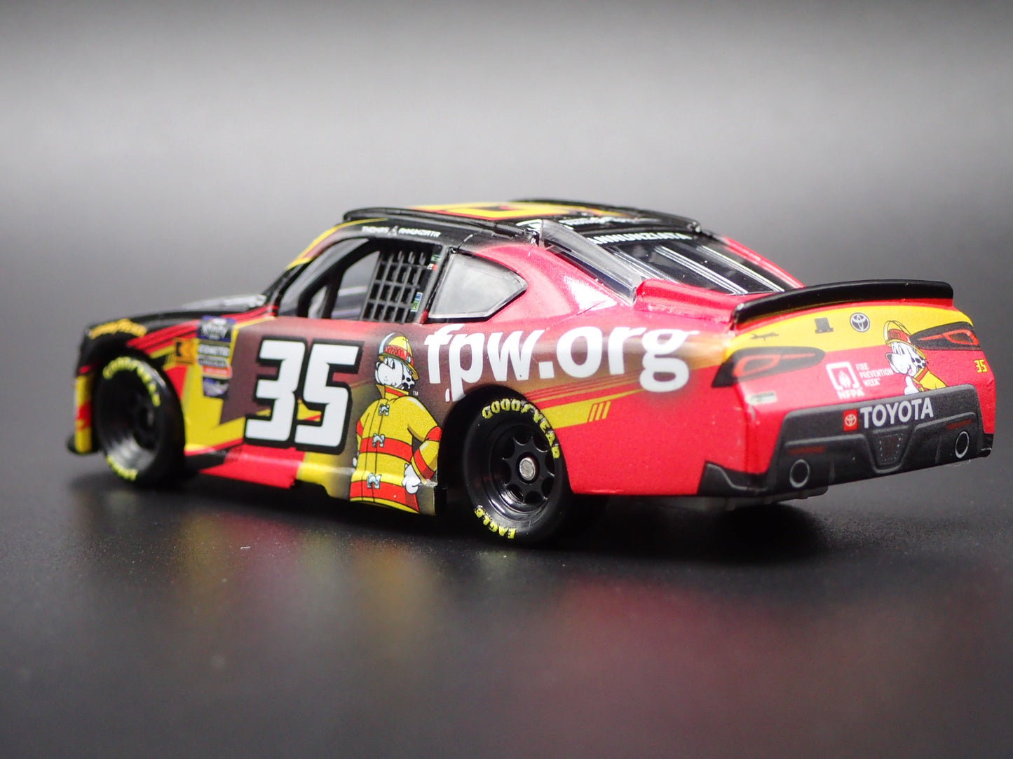 2024 24 TOYOTA SUPRA 35 THOMAS ANNUNZIATA FIRE WEEK NASCAR 1:64 SCALE MODEL CAR