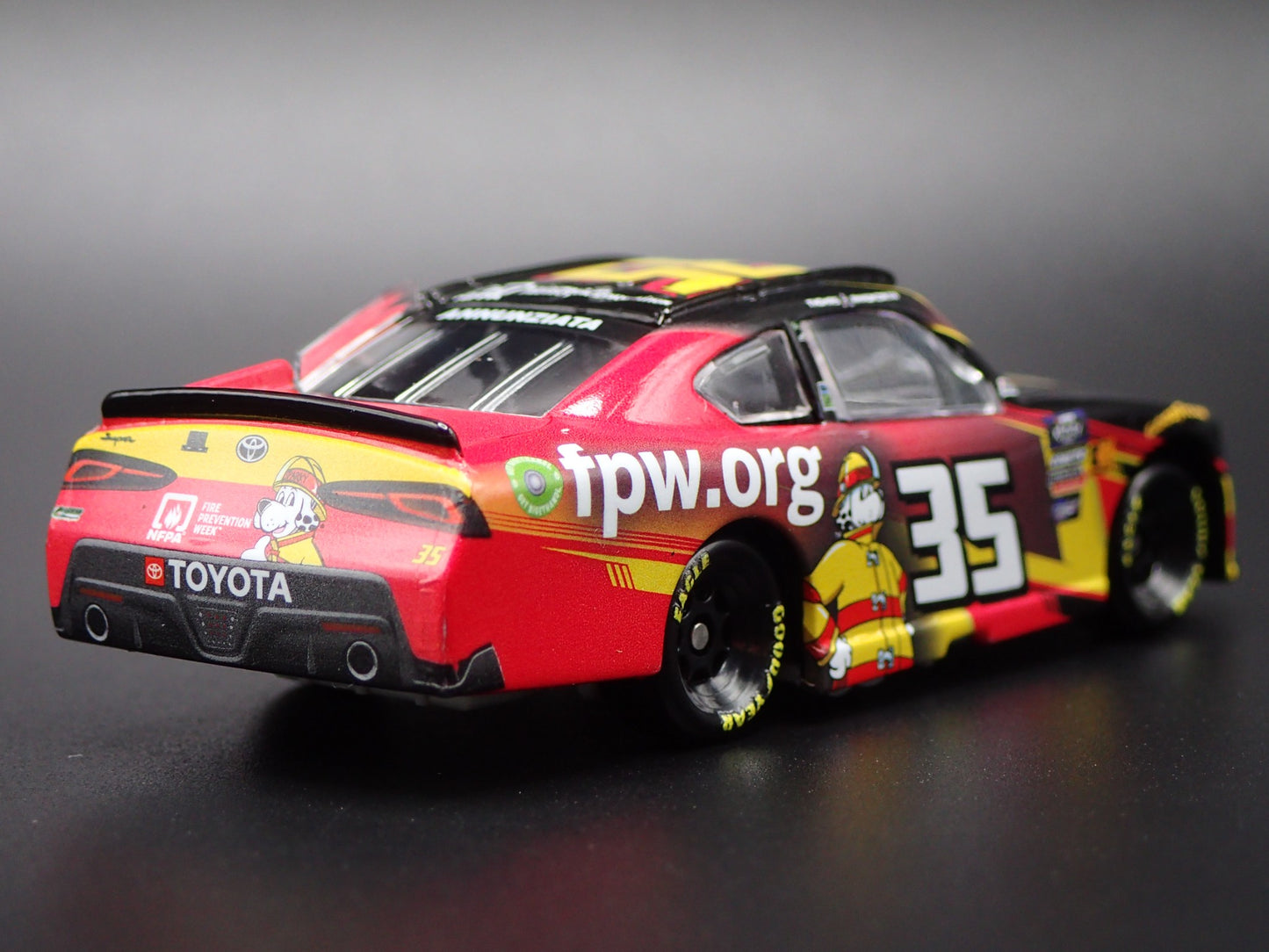 2024 24 TOYOTA SUPRA 35 THOMAS ANNUNZIATA FIRE WEEK NASCAR 1:64 SCALE MODEL CAR
