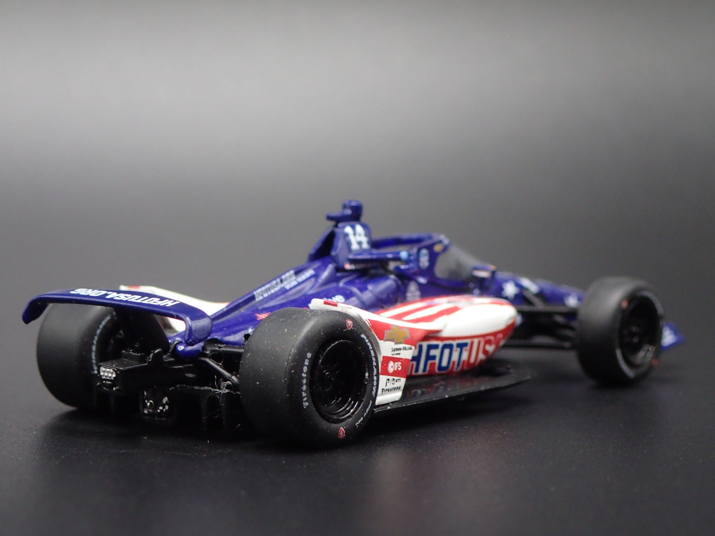 2025 25 INDY CAR CHEVY 14 SANTINO FERRUCCI HFOT USA 1:64 SCALE DIECAST MODEL CAR