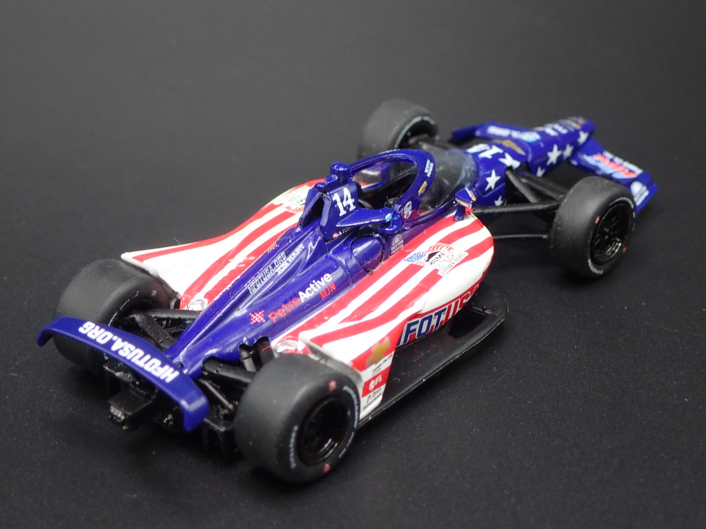 2025 25 INDY CAR CHEVY 14 SANTINO FERRUCCI HFOT USA 1:64 SCALE DIECAST MODEL CAR