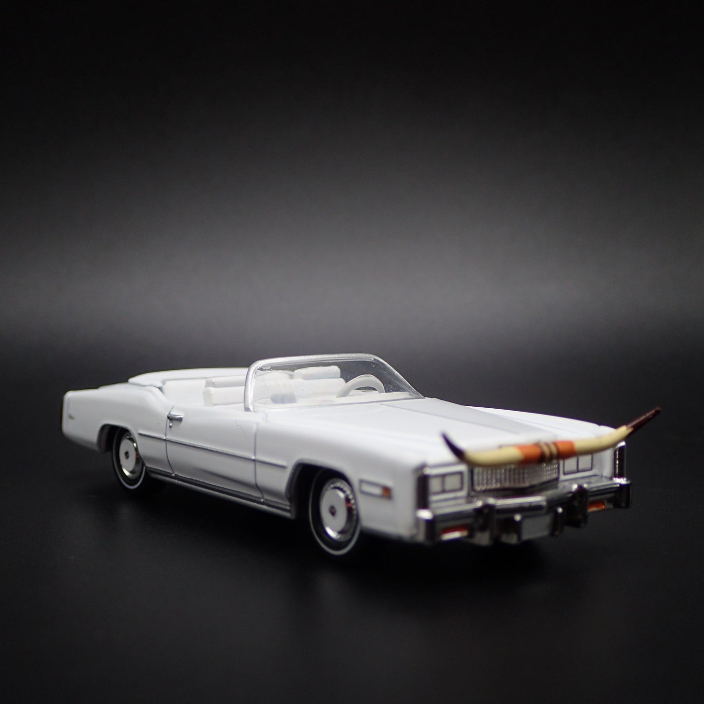 1976 CADILLAC ELDORADO CONVERTIBLE BOSS HOGG DUKES 1:64 SCALE DIECAST MODEL CAR