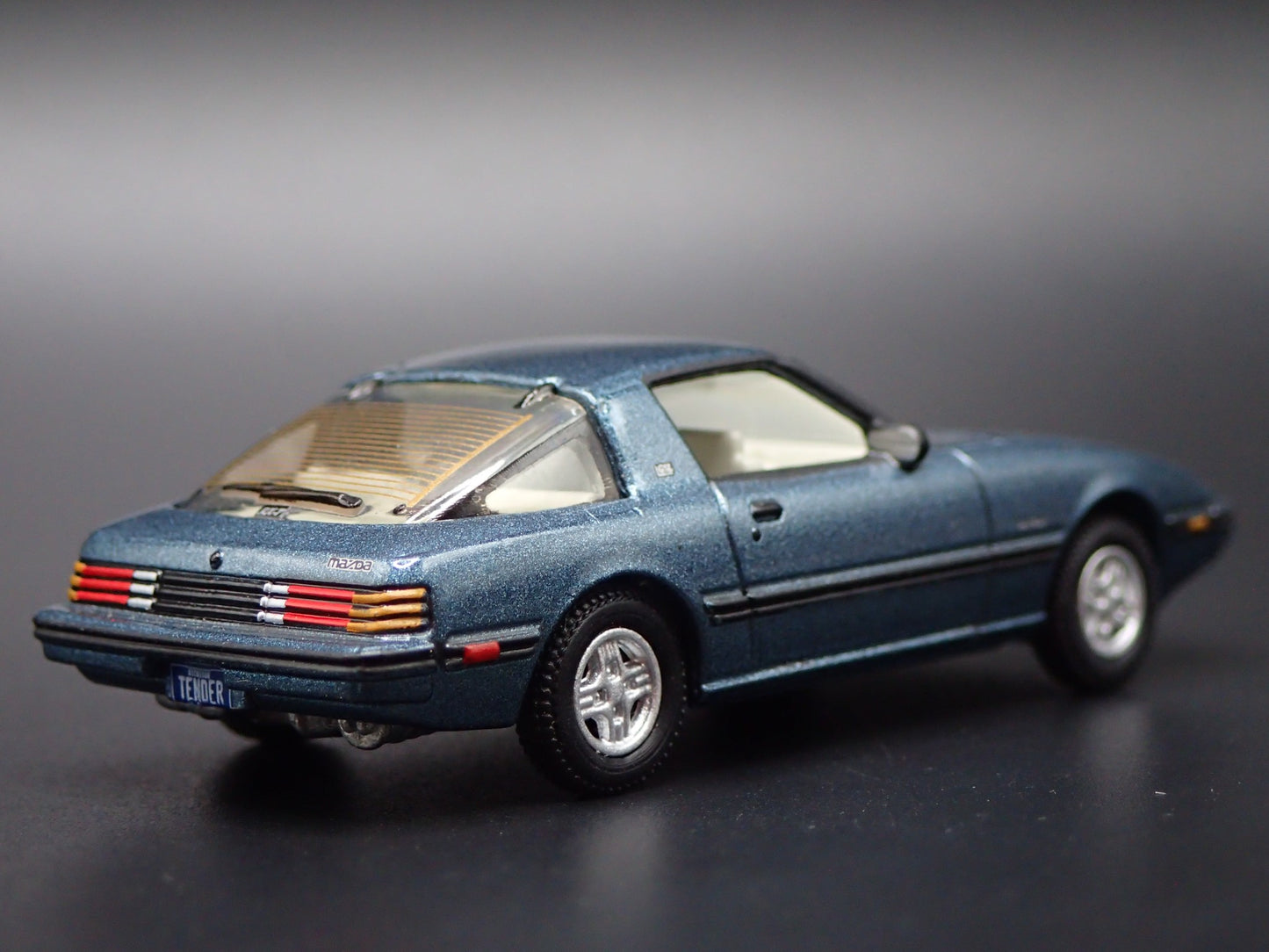 1978-1985 MAZDA RX7 JDM BLUE 1:64 SCALE COLLECTIBLE DIORAMA DIECAST MODEL CAR