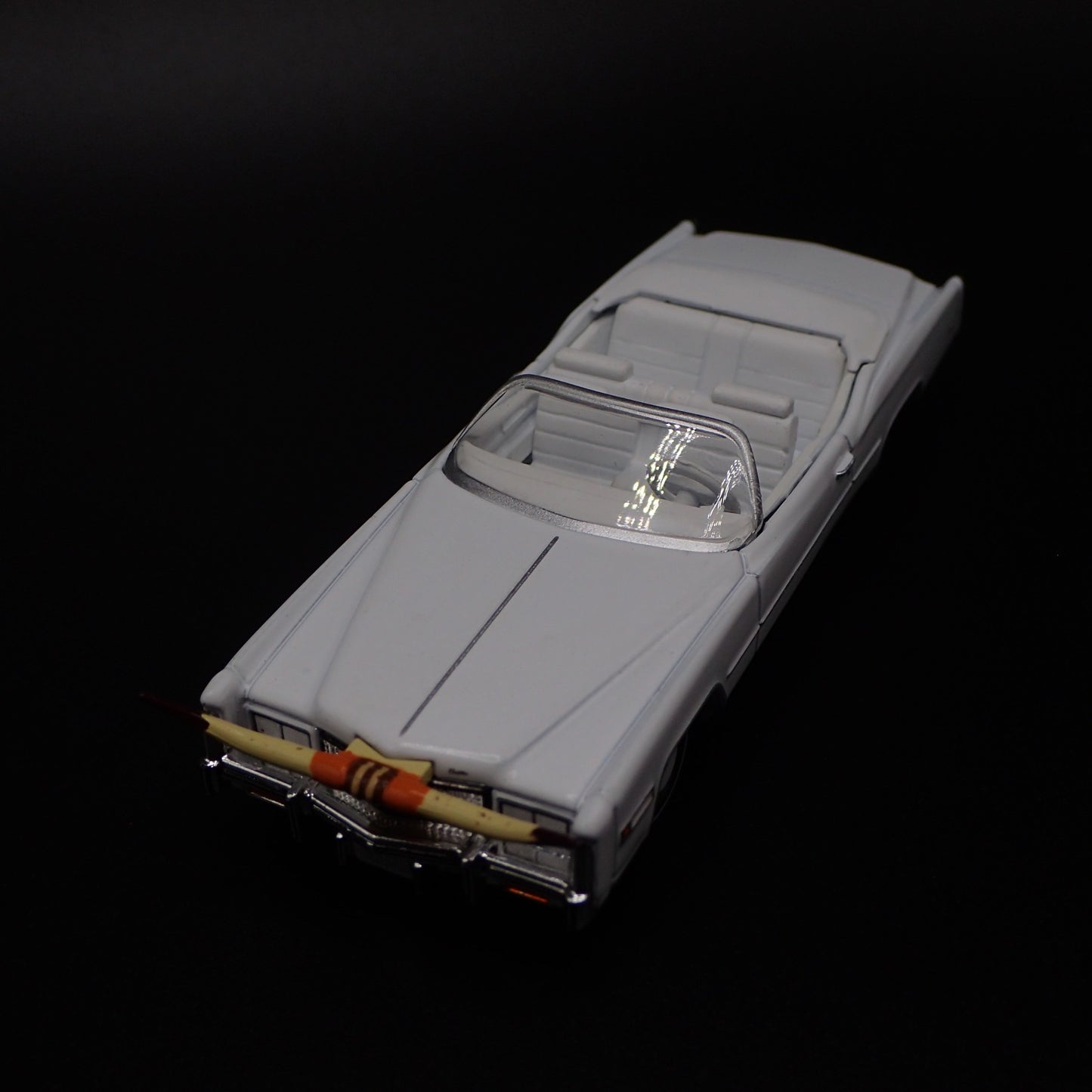 1976 CADILLAC ELDORADO CONVERTIBLE BOSS HOGG DUKES 1:64 SCALE DIECAST MODEL CAR
